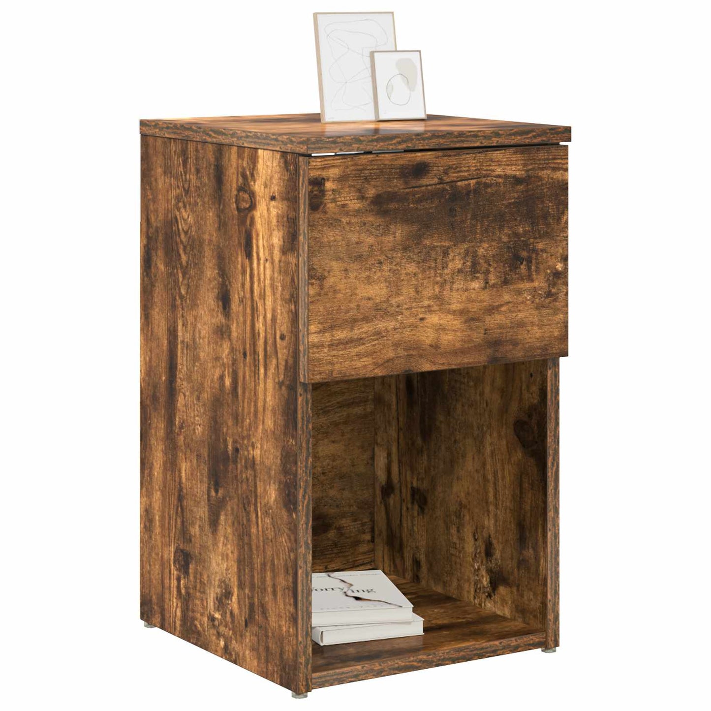 Bed Cabinet 2 pcs Smoked Oak 29 x 31.5 x 49 cm Engineered Wood