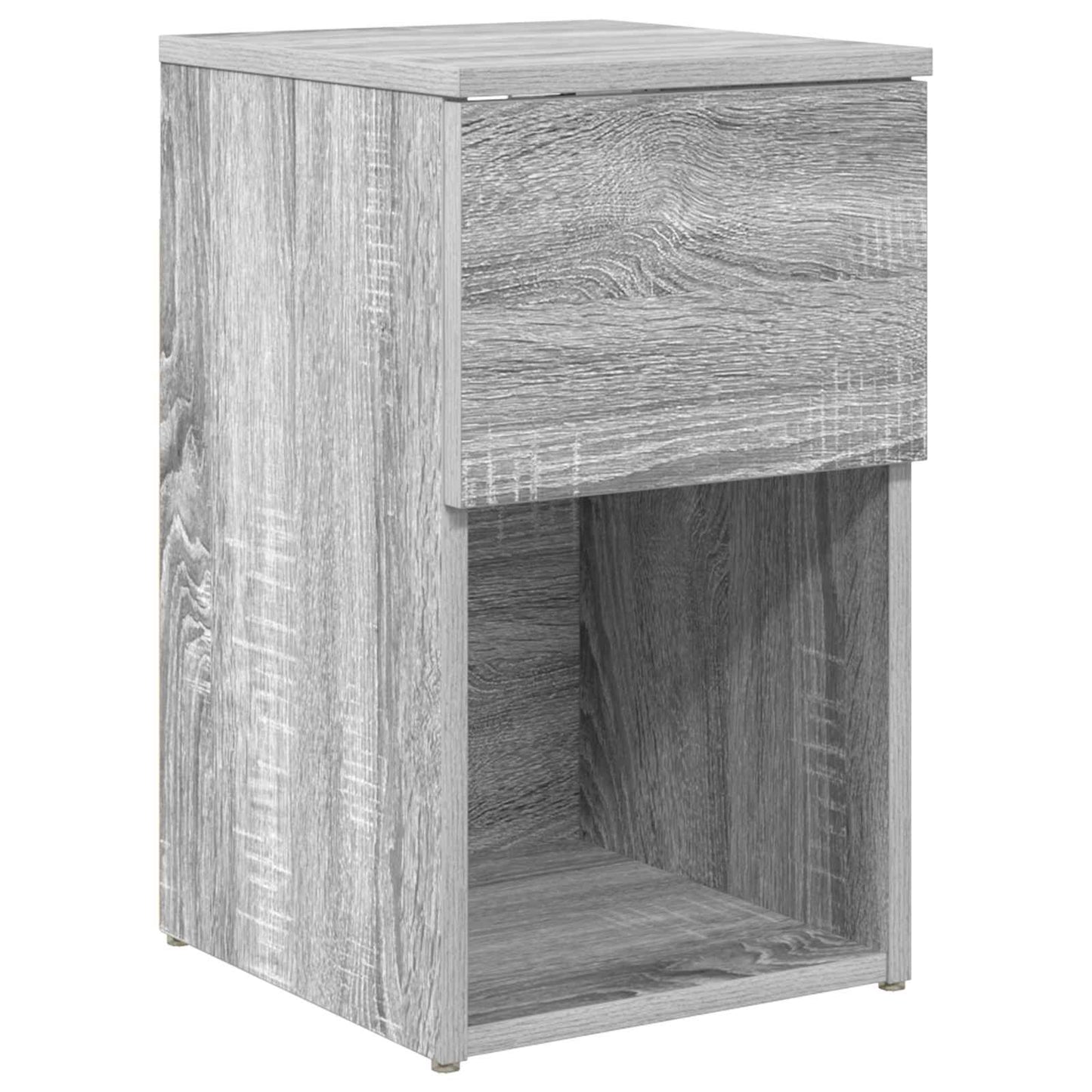 Bed Cabinet Grey Sonoma 29 x 31.5 x 49 cm Engineered Wood