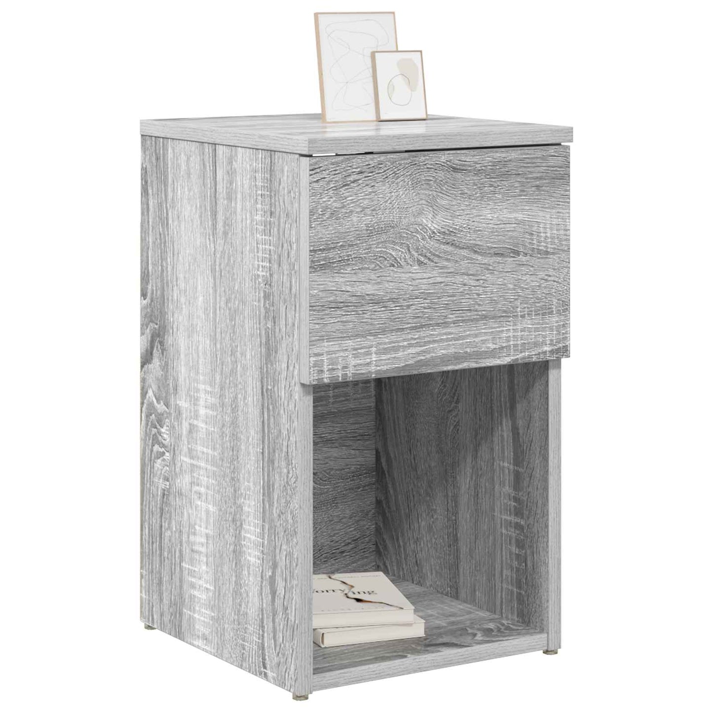 Bed Cabinet Grey Sonoma 29 x 31.5 x 49 cm Engineered Wood