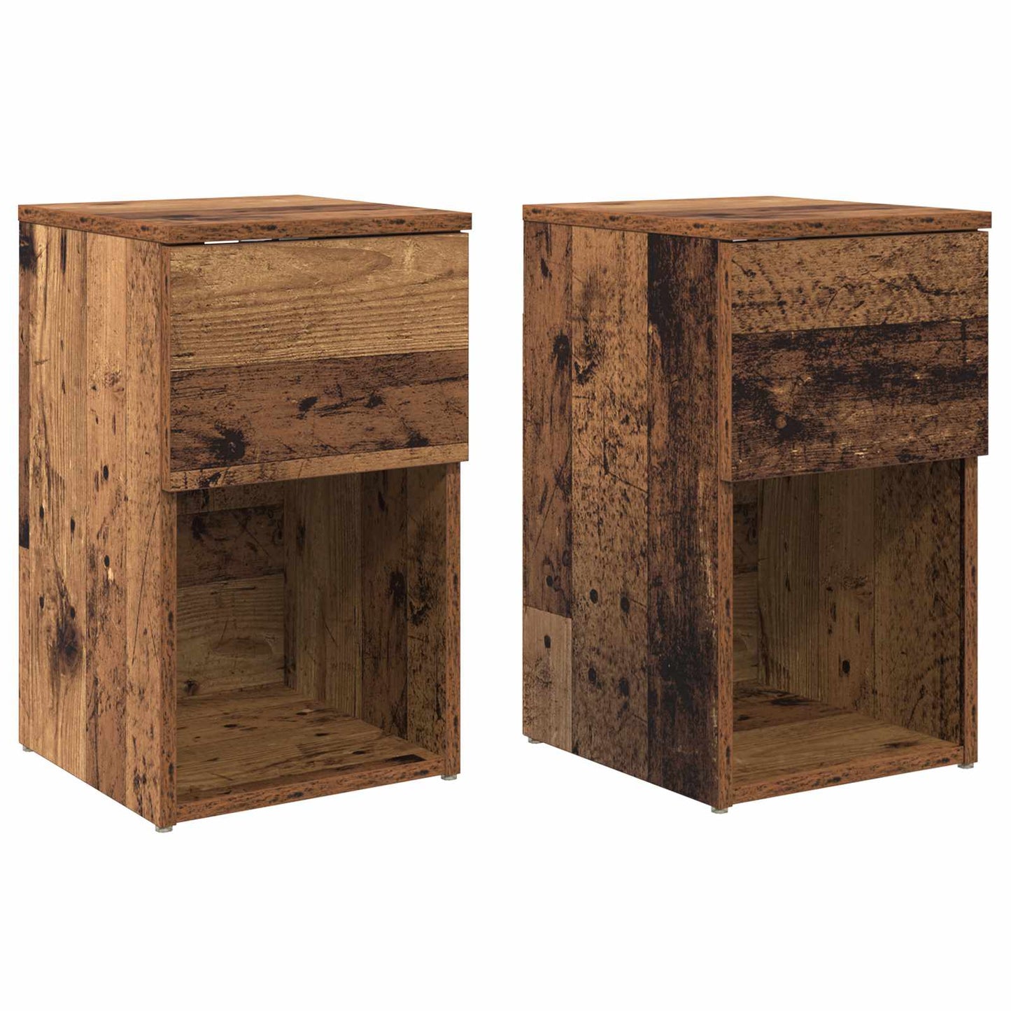 Bed Cabinet 2 pcs Old Wood 29 x 31.5 x 49 cm Engineered Wood