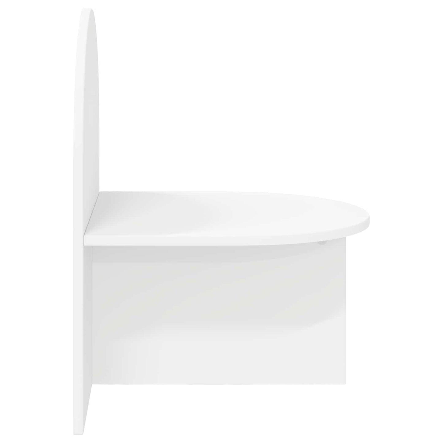 Bedside Table White 48 x 49 x 65 cm Engineered Wood