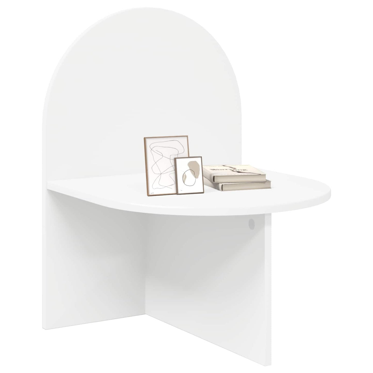 Bedside Table 2 pcs White 48 x 49 x 65 cm Engineered Wood