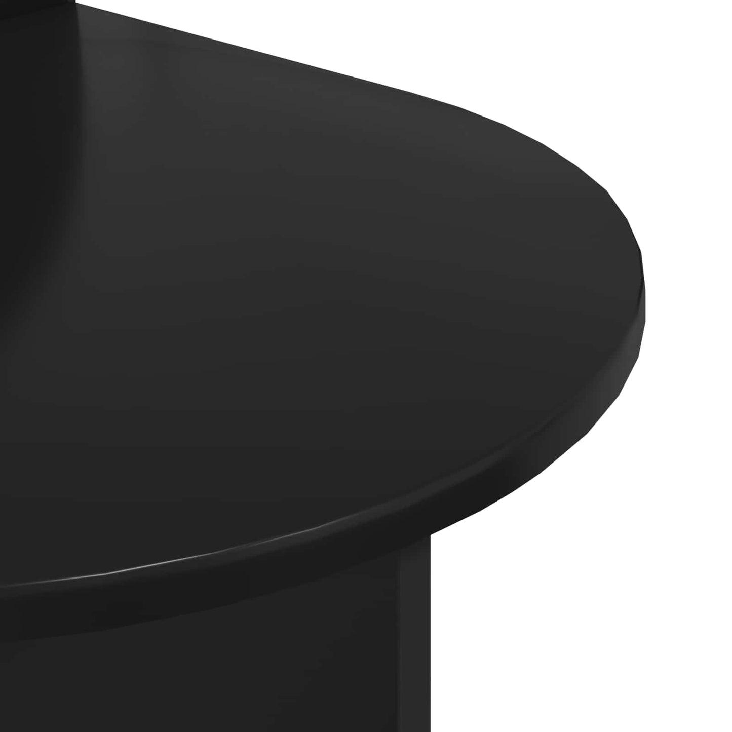 Bedside Table Black Oak 48 x 49 x 65 cm Engineered Wood