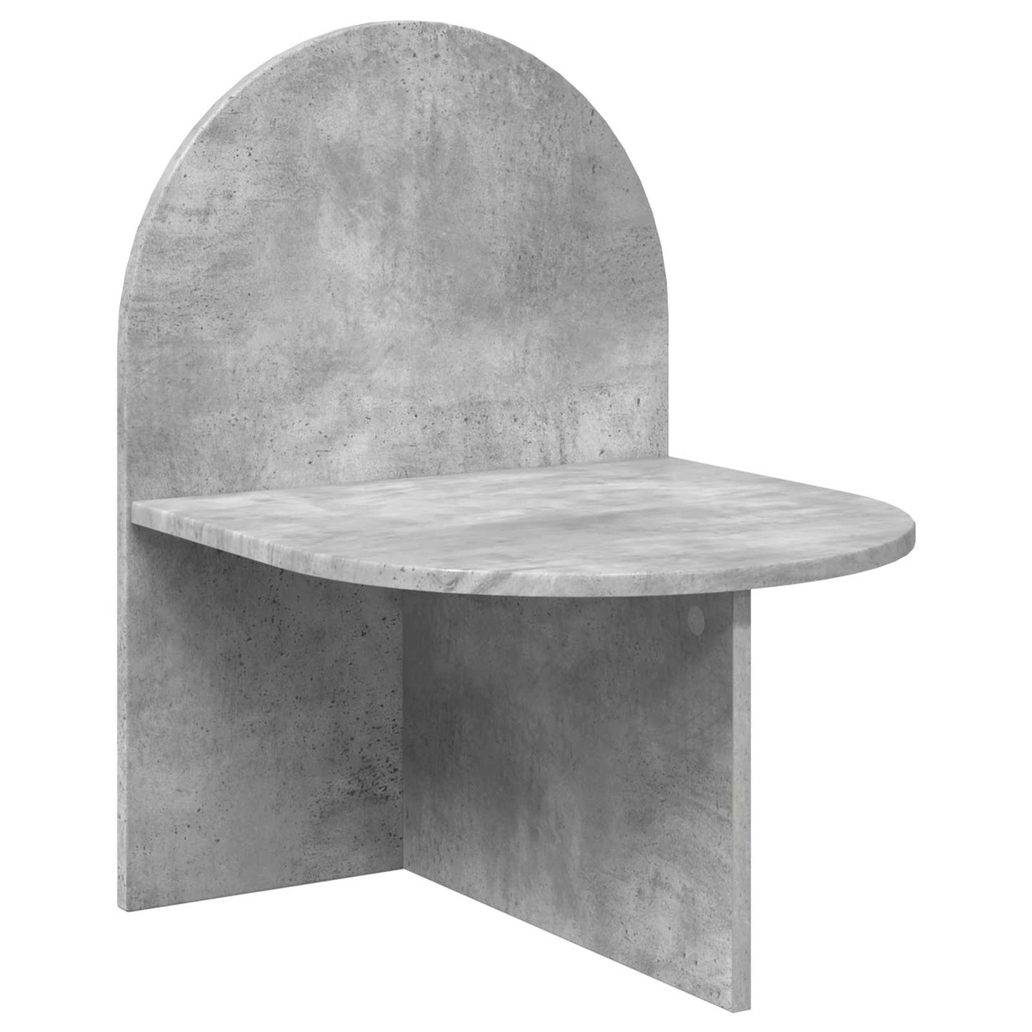 Bedside Table Concrete Grey 48 x 49 x 65 cm Engineered Wood