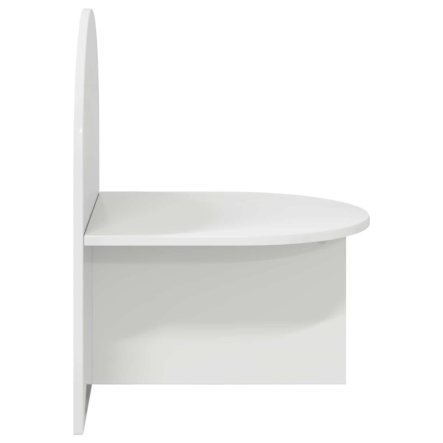 Bedside Table 2 pcs High Gloss White 48 x 49 x 65 cm