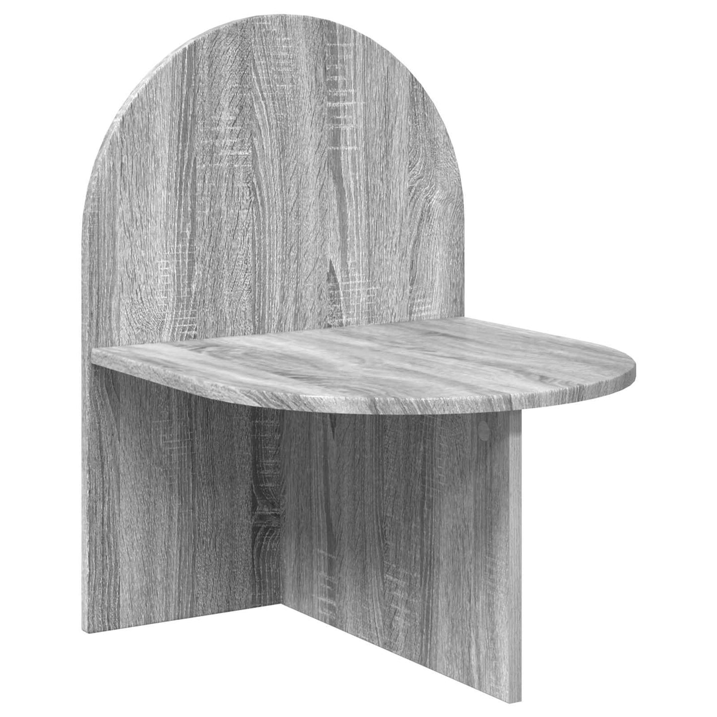 Bedside Table Grey Sonoma 48 x 49 x 65 cm Engineered Wood