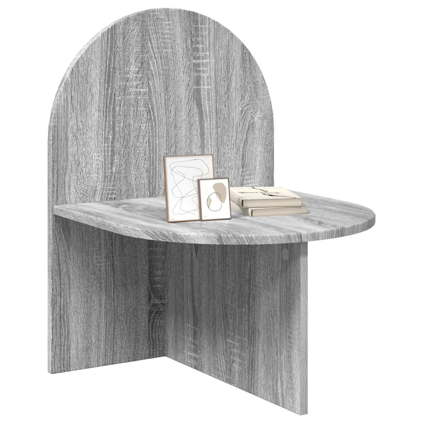 Bedside Table Grey Sonoma 48 x 49 x 65 cm Engineered Wood