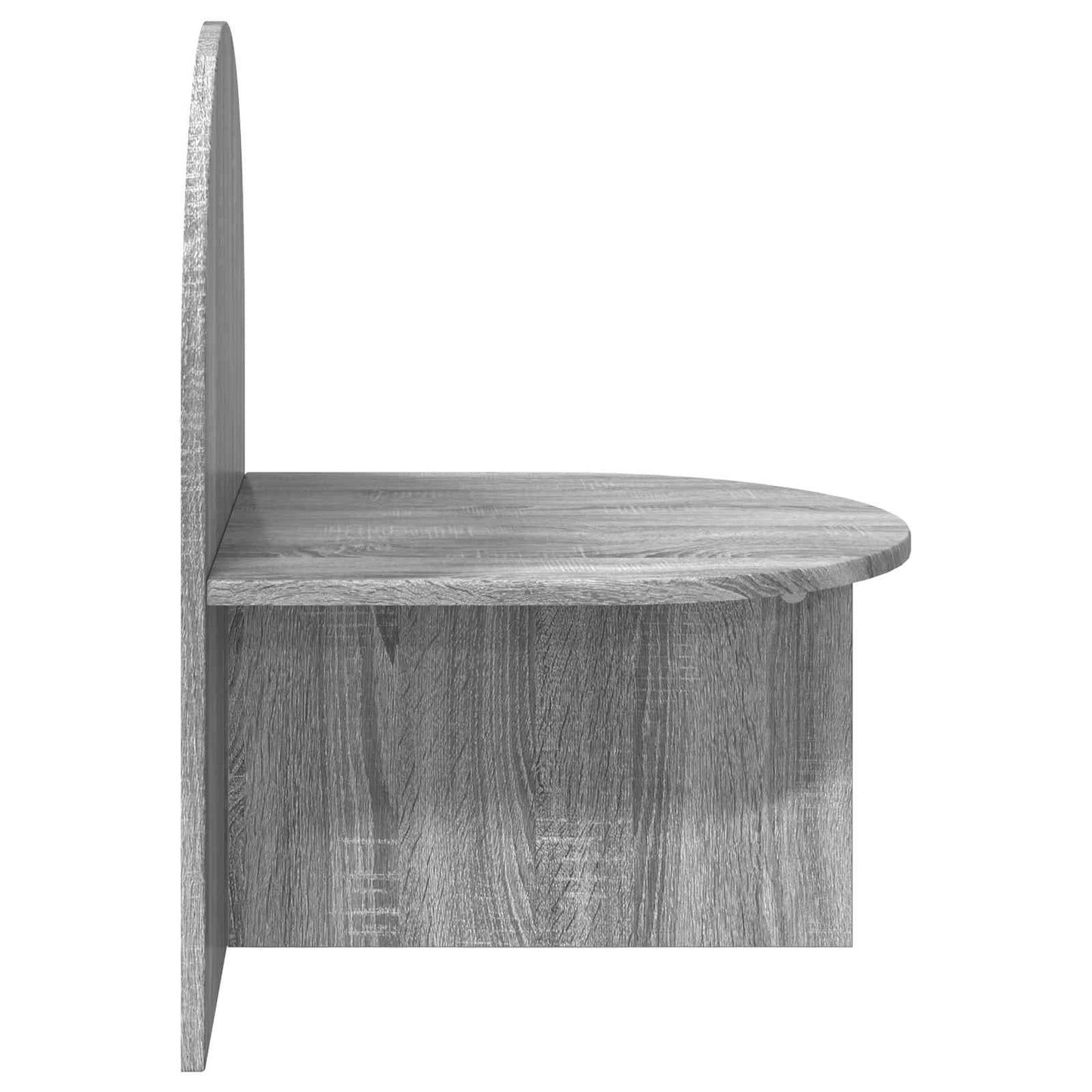 Bedside Table 2 pcs Grey Sonoma 48 x 49 x 65 cm Engineered Wood