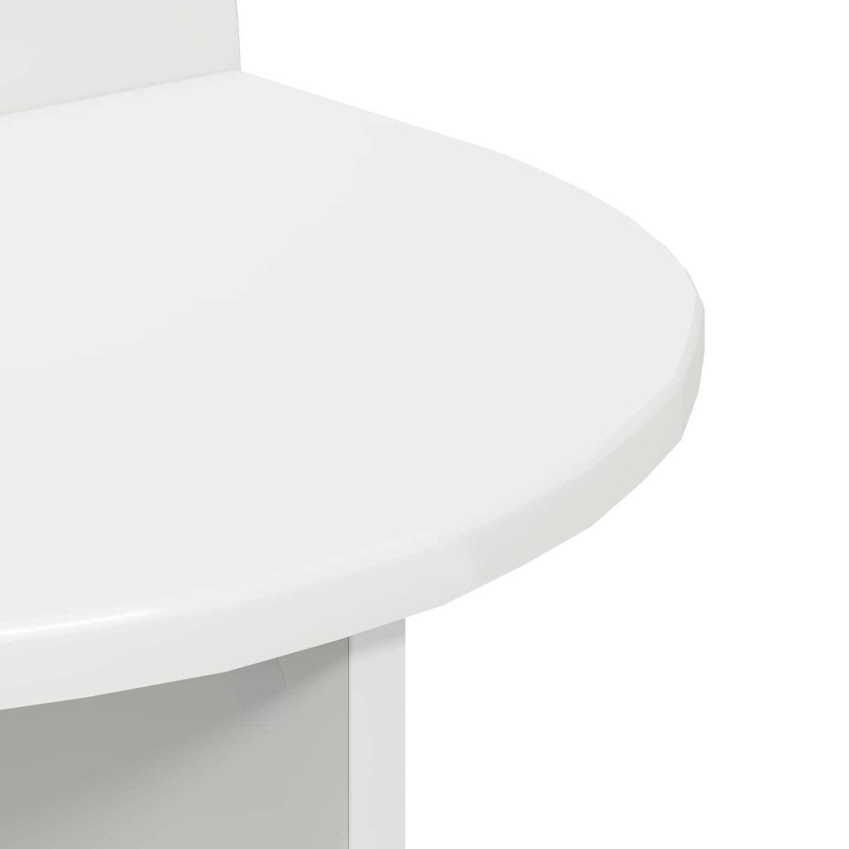Bedside Table White 40 x 35.5 x 45.5 cm Engineered Wood