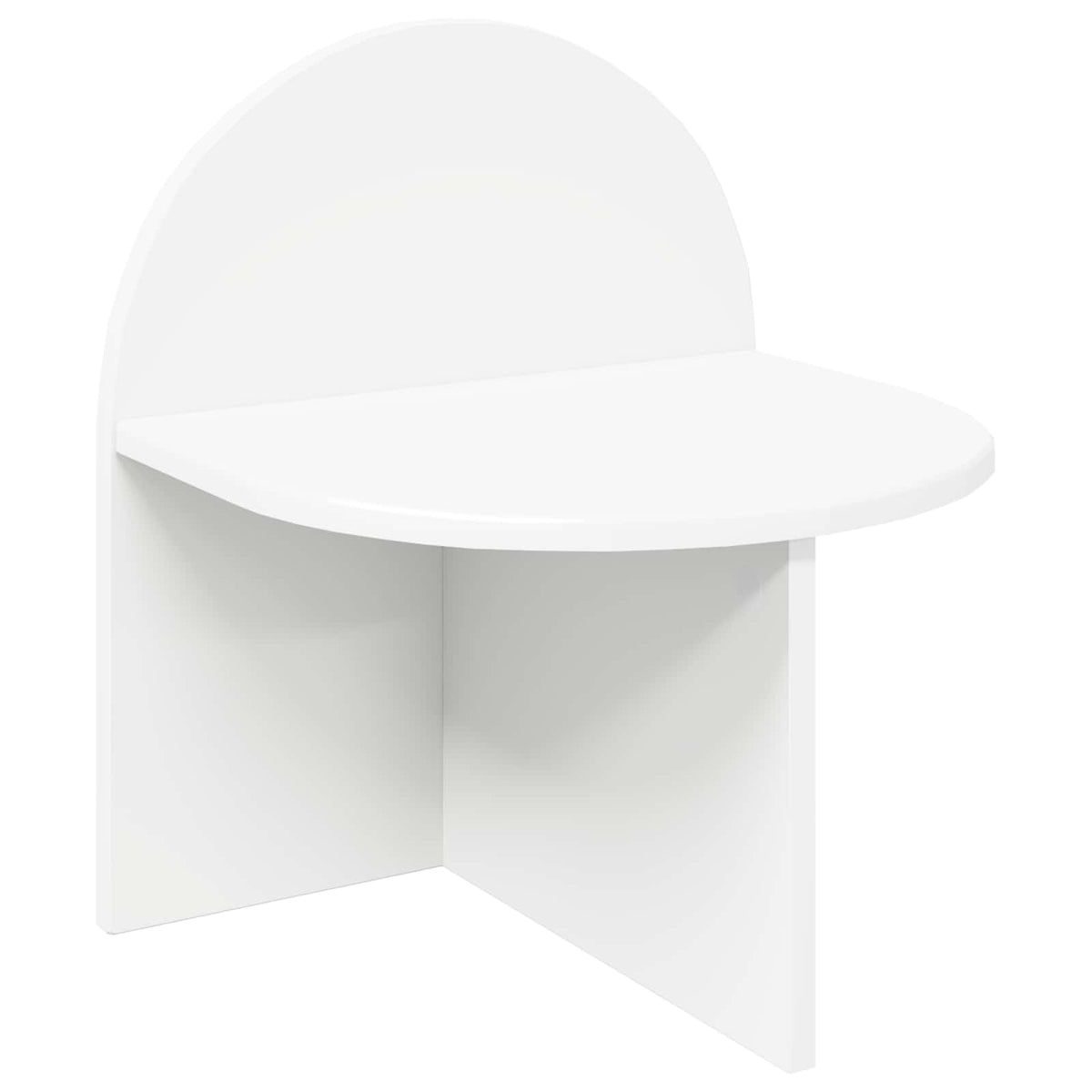 Bedside Table White 40 x 35.5 x 45.5 cm Engineered Wood