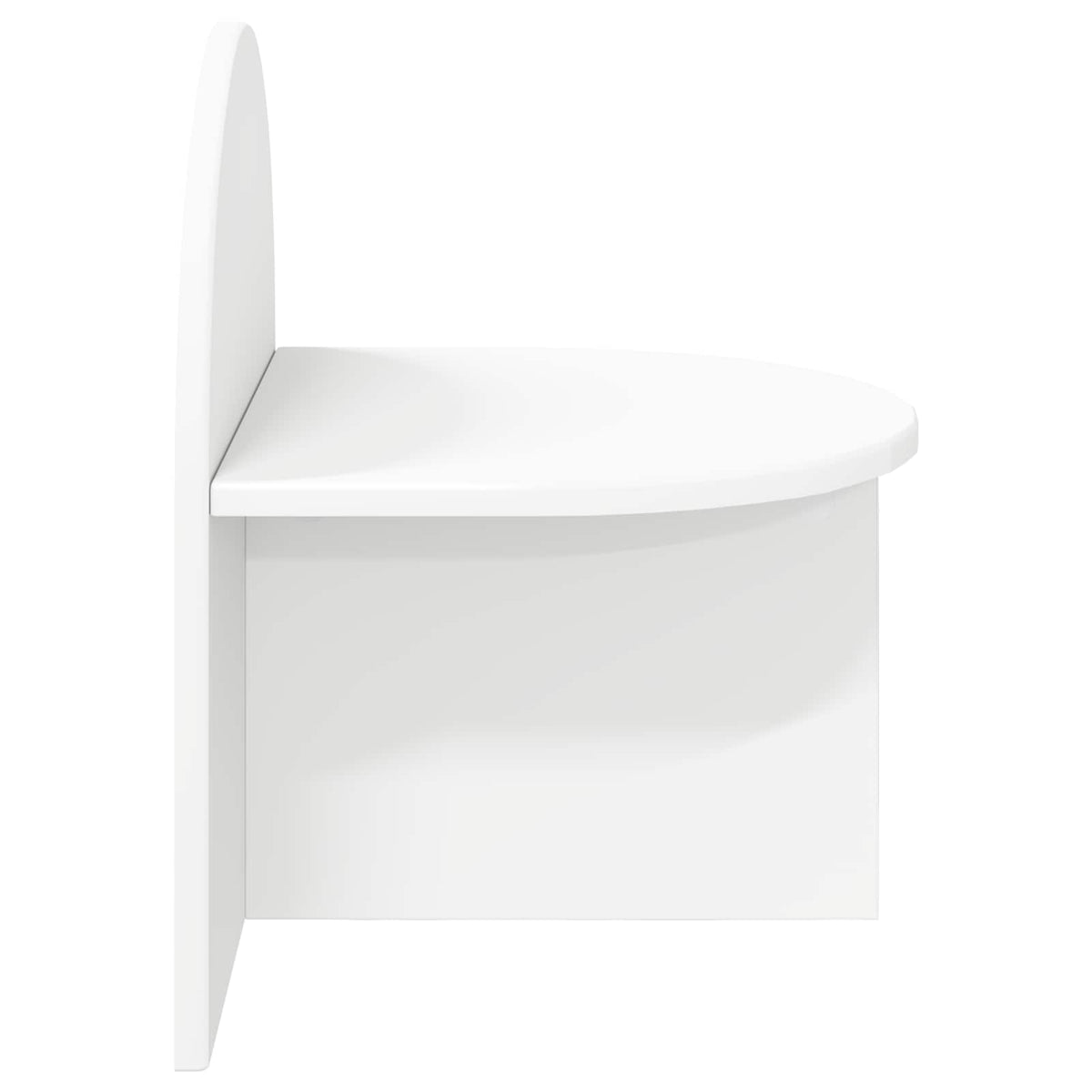 Bedside Table White 40 x 35.5 x 45.5 cm Engineered Wood