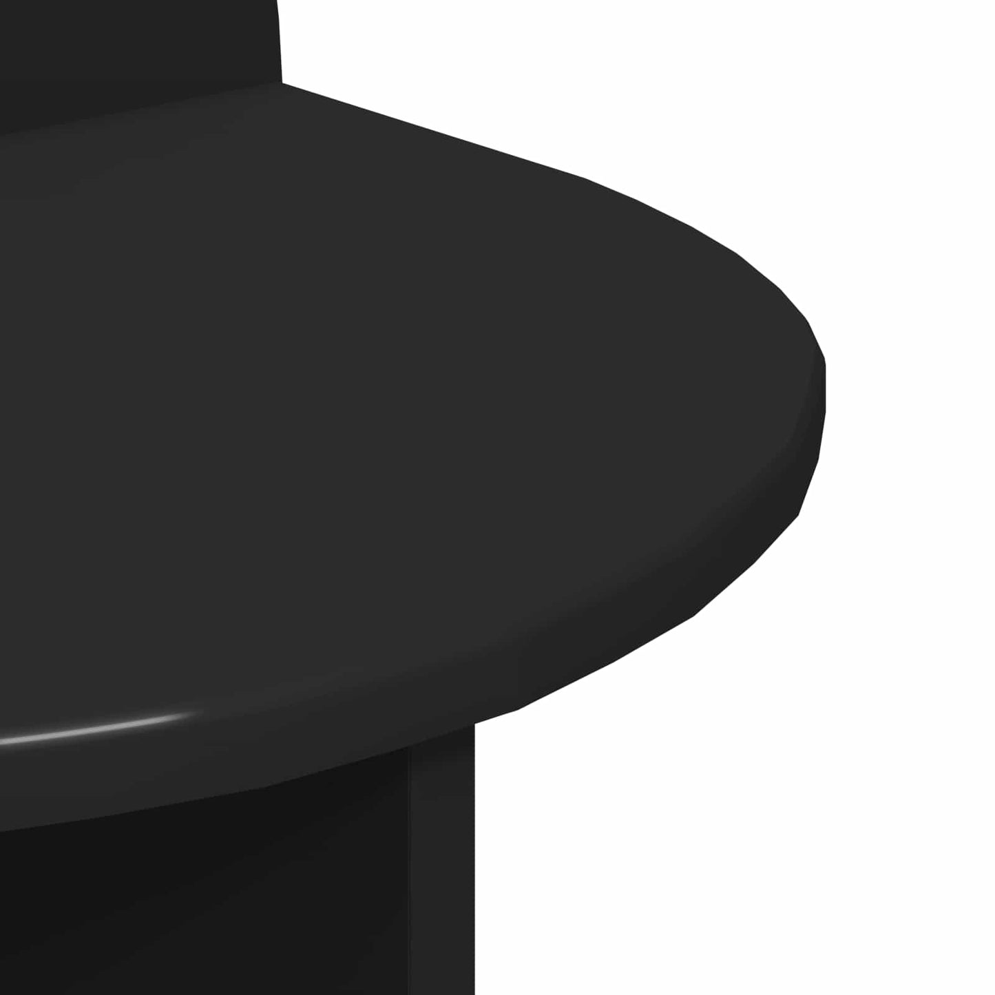 Bedside Table Black Oak 40 x 35.5 x 45.5 cm Engineered Wood