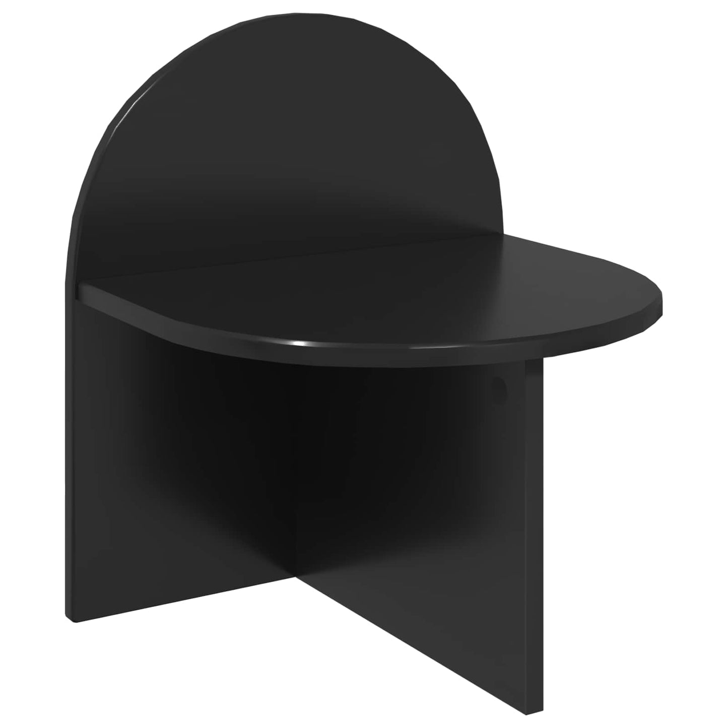 Bedside Table 2 pcs Black Oak 40 x 35.5 x 45.5 cm