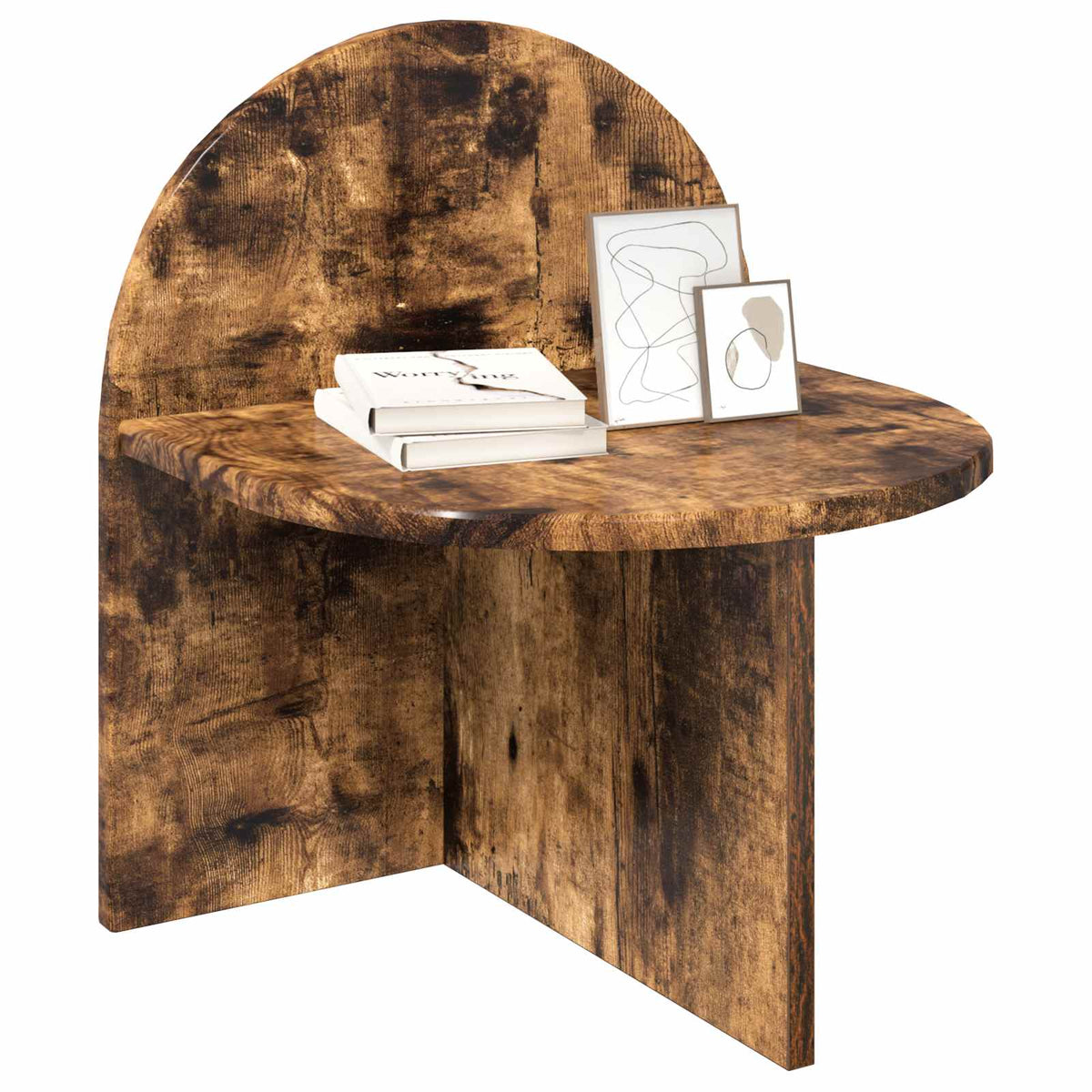 Bedside Table Smoked Oak 40 x 35.5 x 45.5 cm Engineered Wood