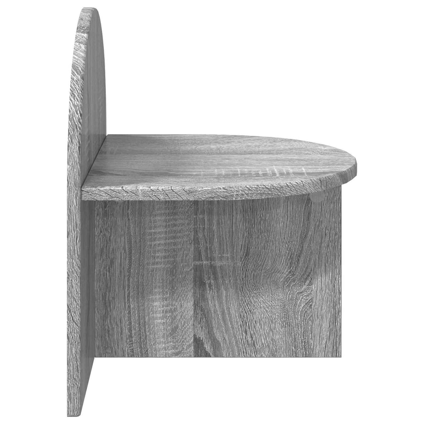 Bedside Table 2 pcs Grey Sonoma 40 x 35.5 x 45.5 cm