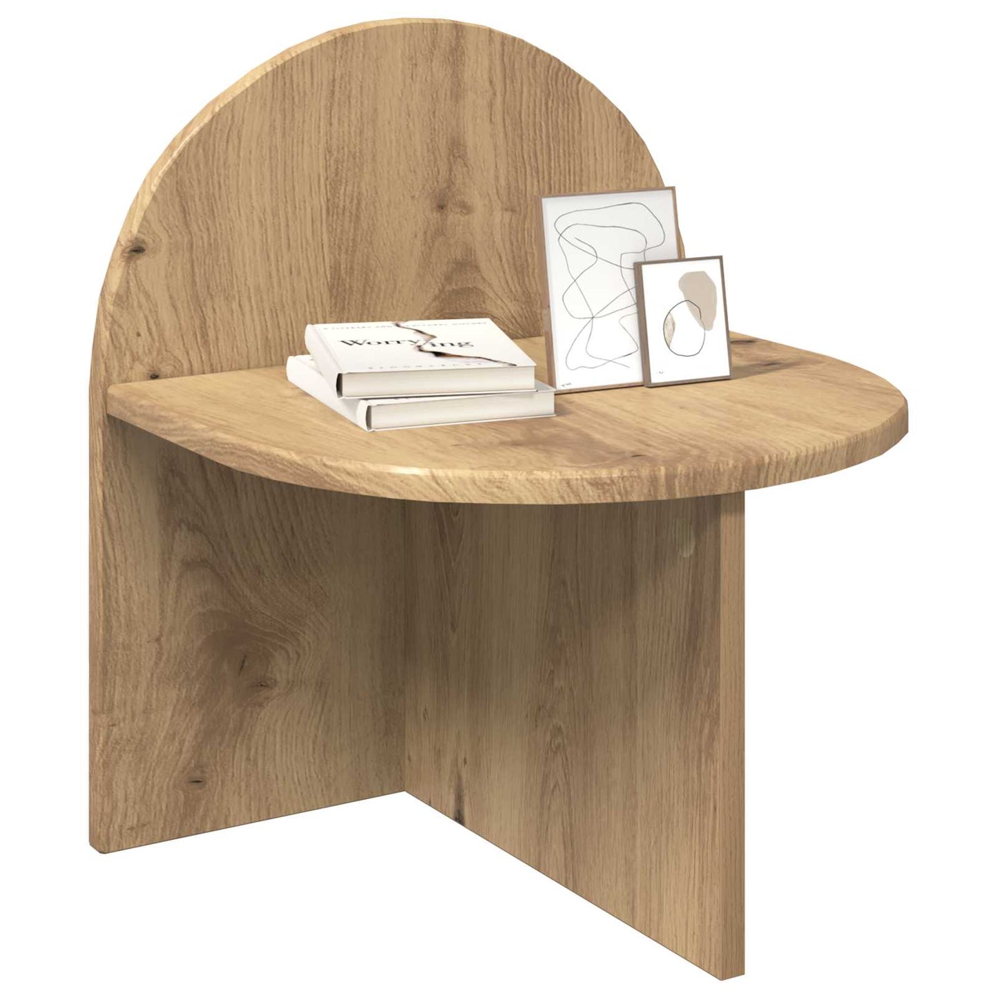 Bedside Table 2 pcs Artisan Oak 40 x 35.5 x 45.5 cm