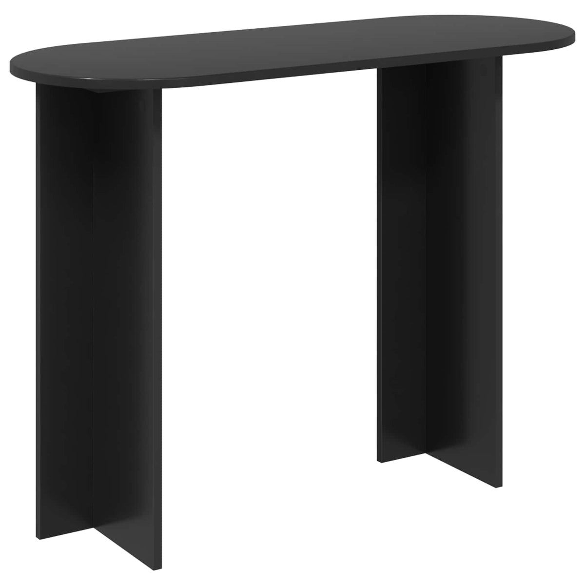 Console Table Black 100 x 39.5 x 75 cm Engineered Wood