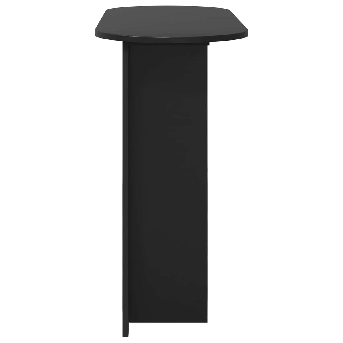 Console Table Black 100 x 39.5 x 75 cm Engineered Wood