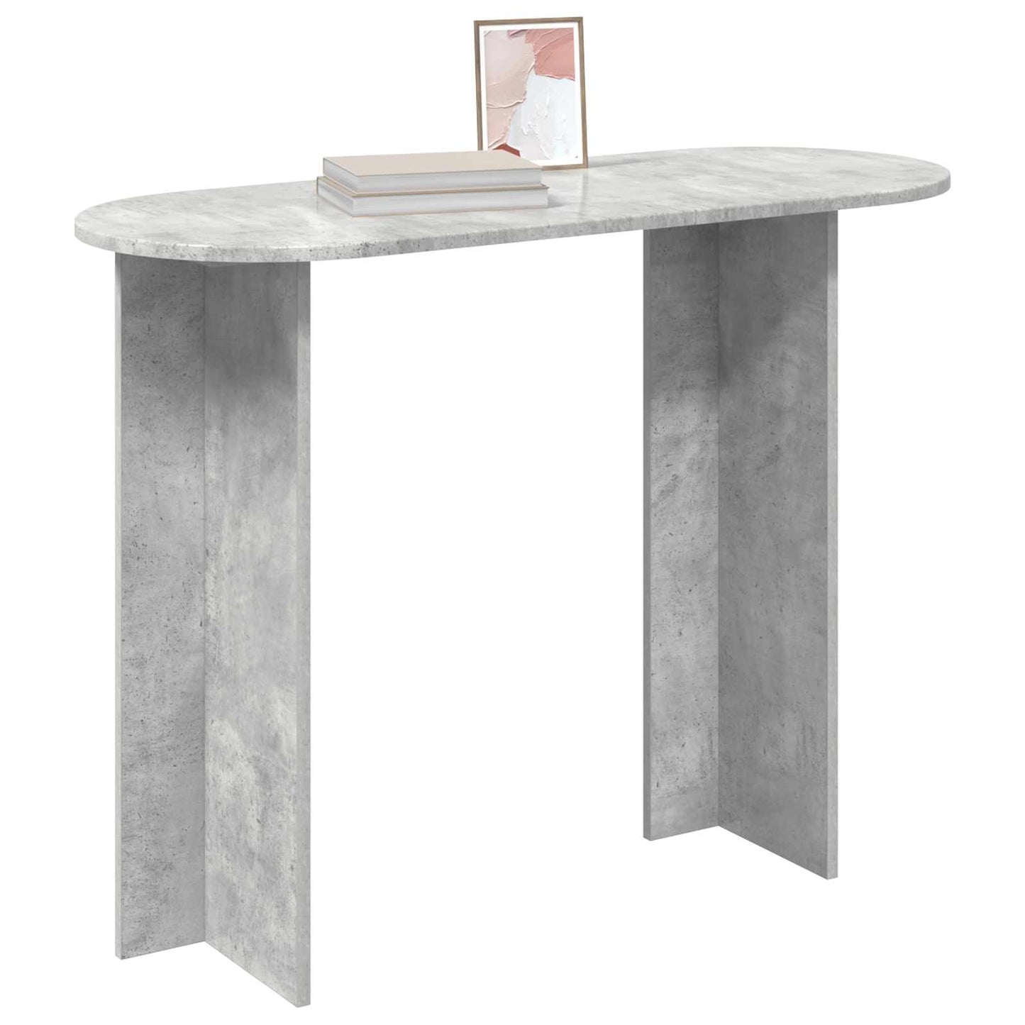 Console Table Concrete Grey 100 x 39.5 x 75 cm Engineered Wood