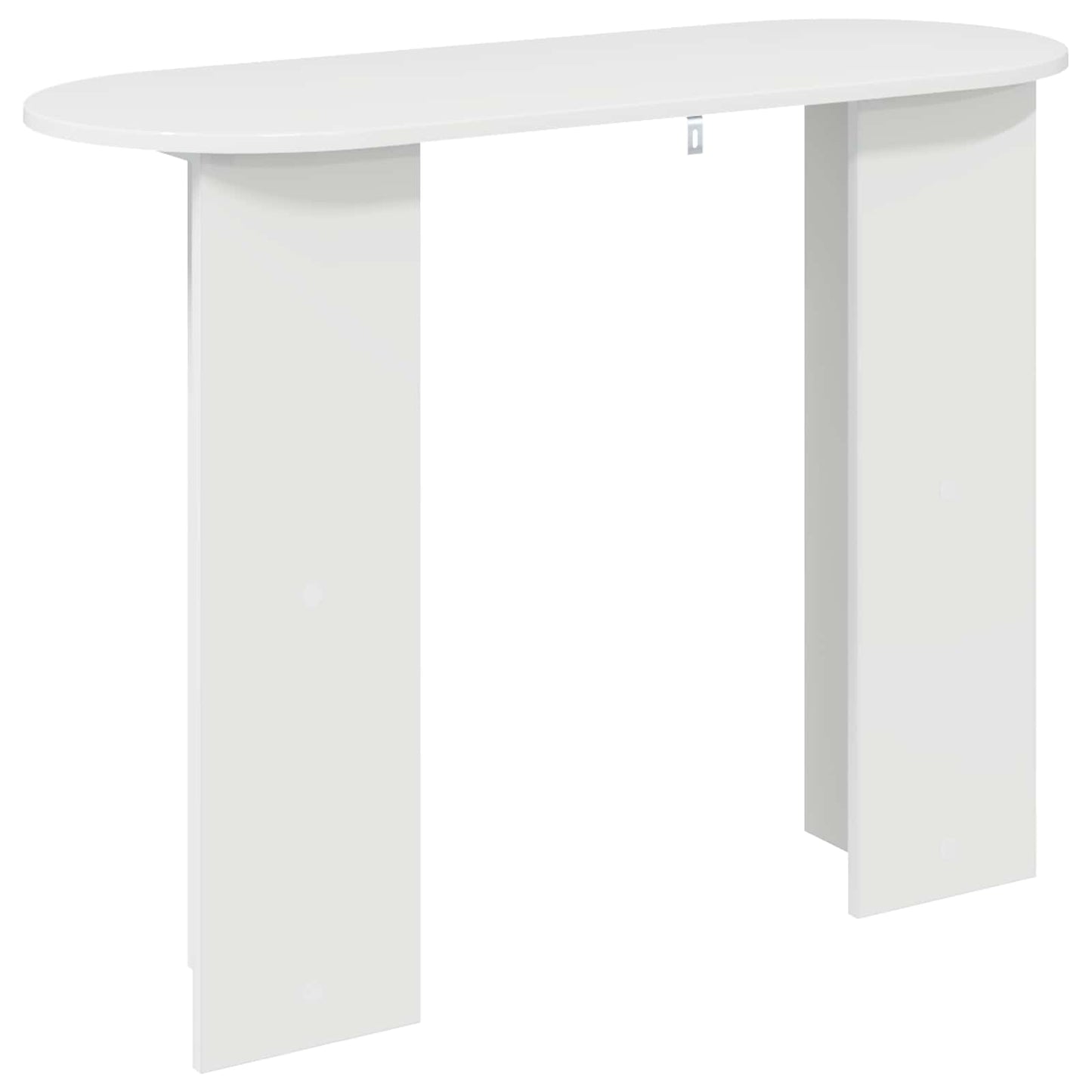 Console Table with Storage High Gloss White 100 x 39.5 x 75 cm