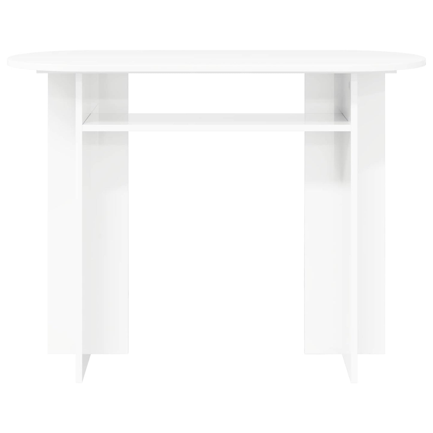 Console Table White 100 x 39.5 x 75 cm Engineered Wood