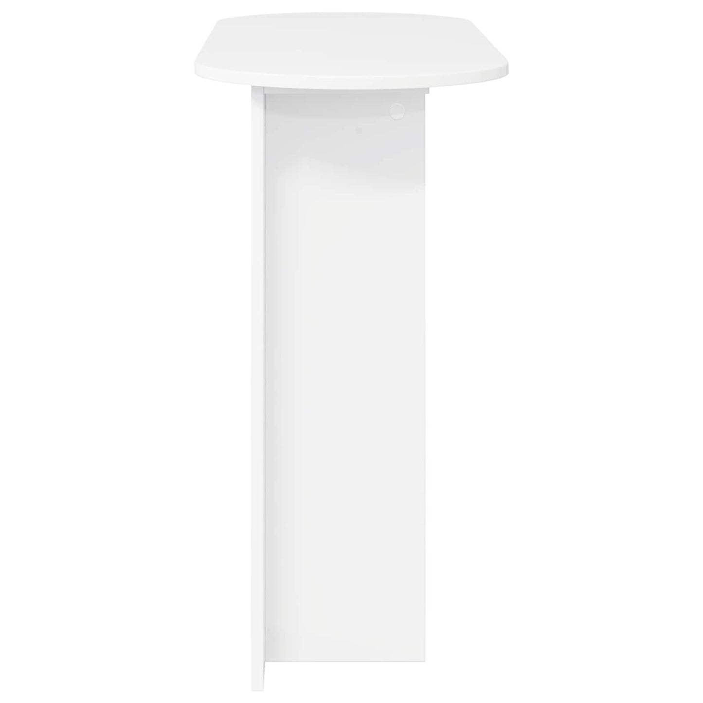Console Table White 100 x 39.5 x 75 cm Engineered Wood