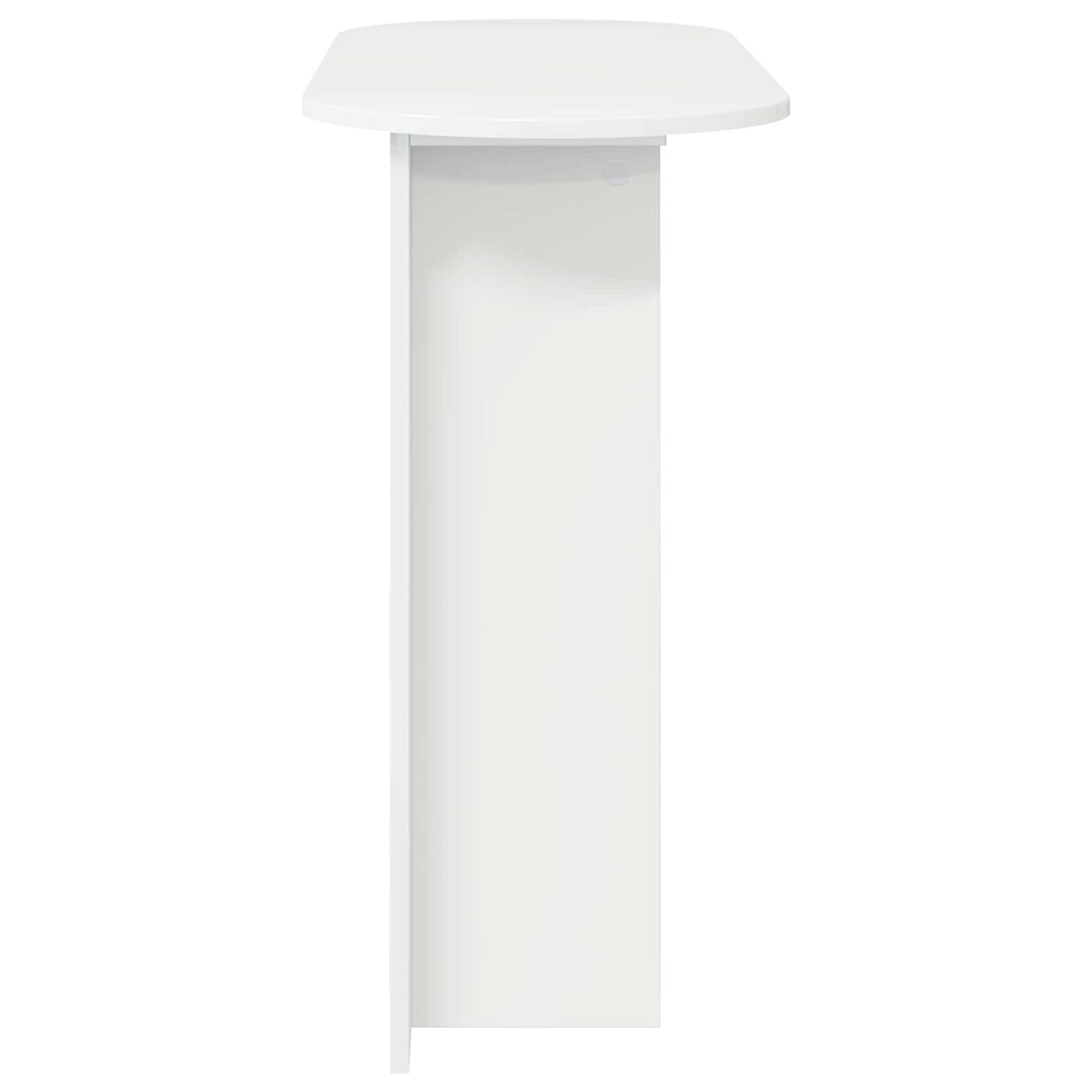 Console Table with Storage High Gloss White 100 x 39.5 x 75 cm