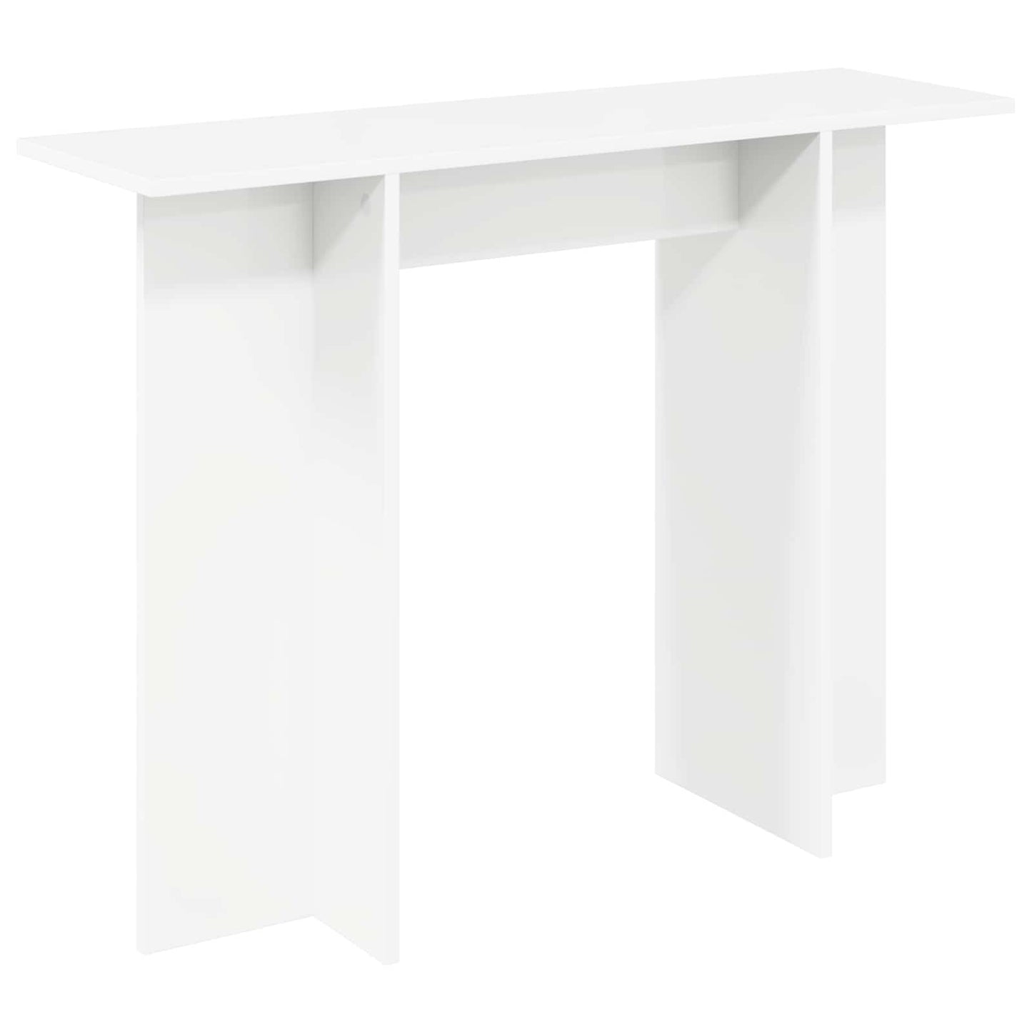 Console Table White 100 x 30 x 75 cm Engineered Wood