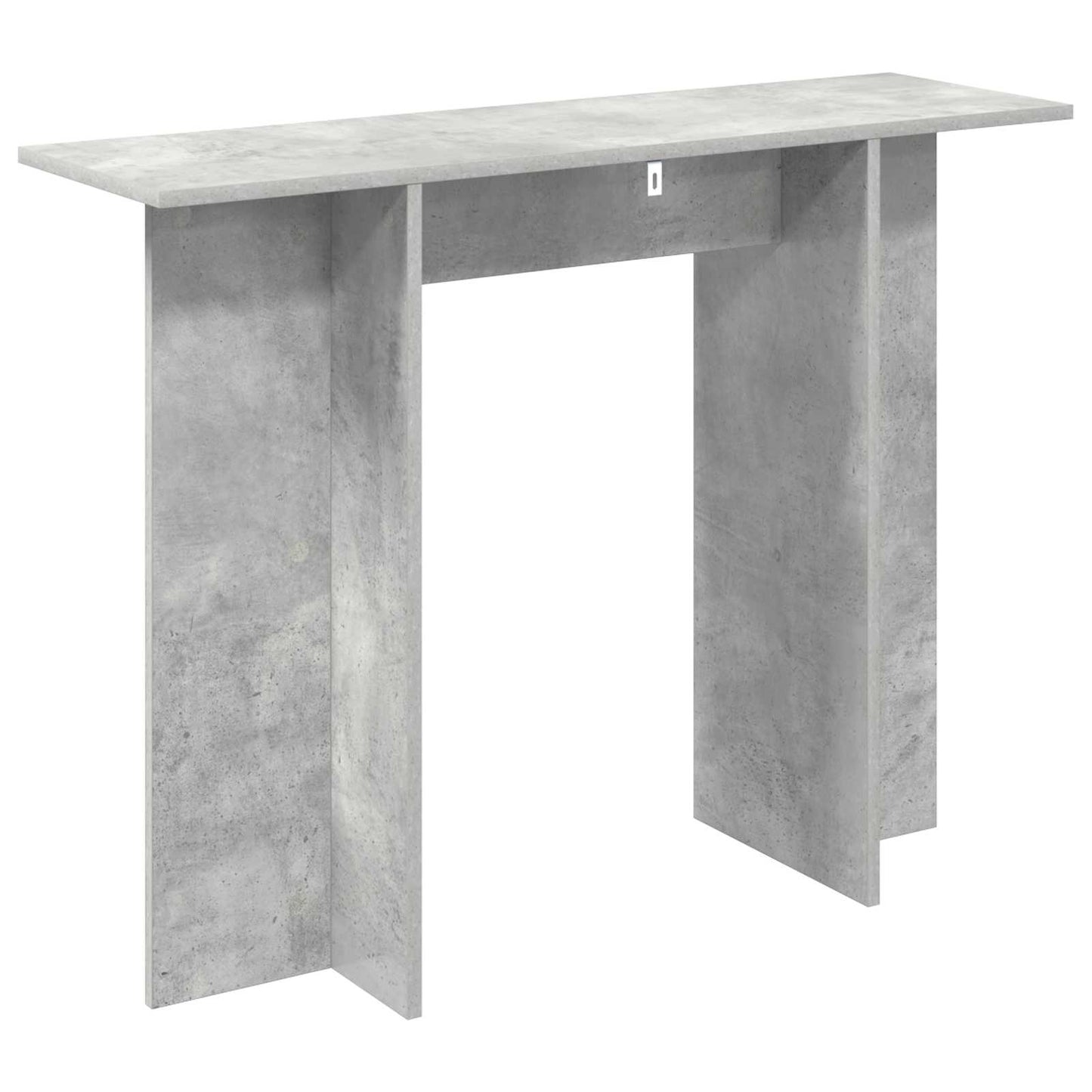 Console Table Concrete Grey 100 x 30 x 75 cm Engineered Wood