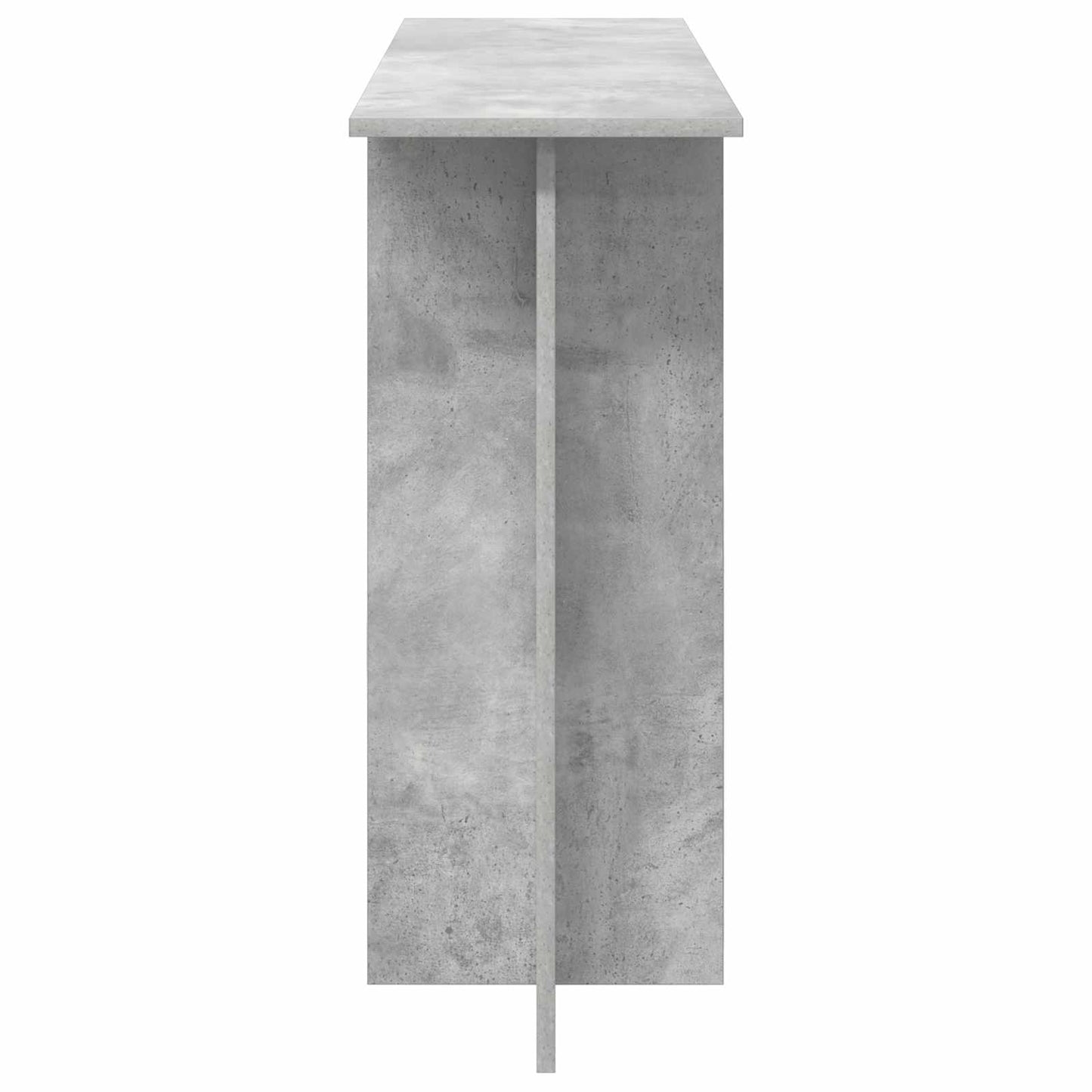 Console Table Concrete Grey 100 x 30 x 75 cm Engineered Wood