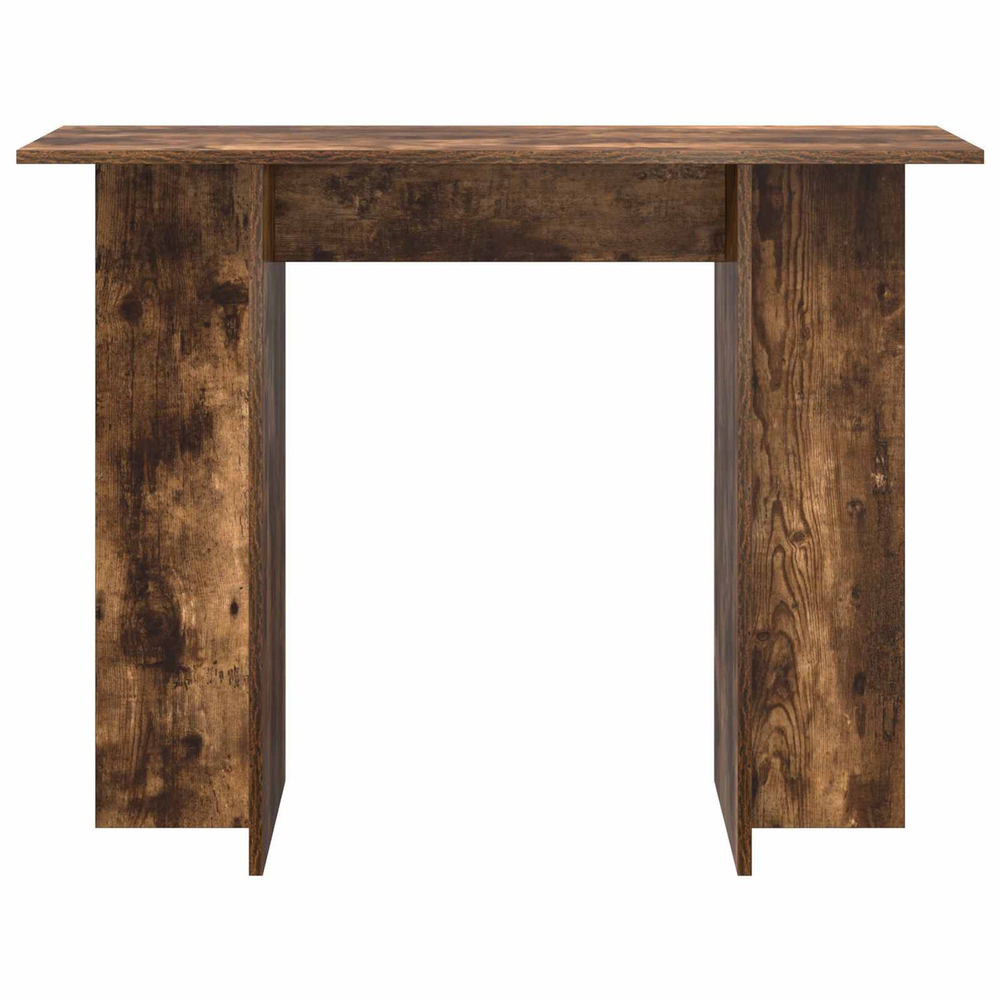 Console Table Smoked Oak 100 x 30 x 75 cm Engineered Wood