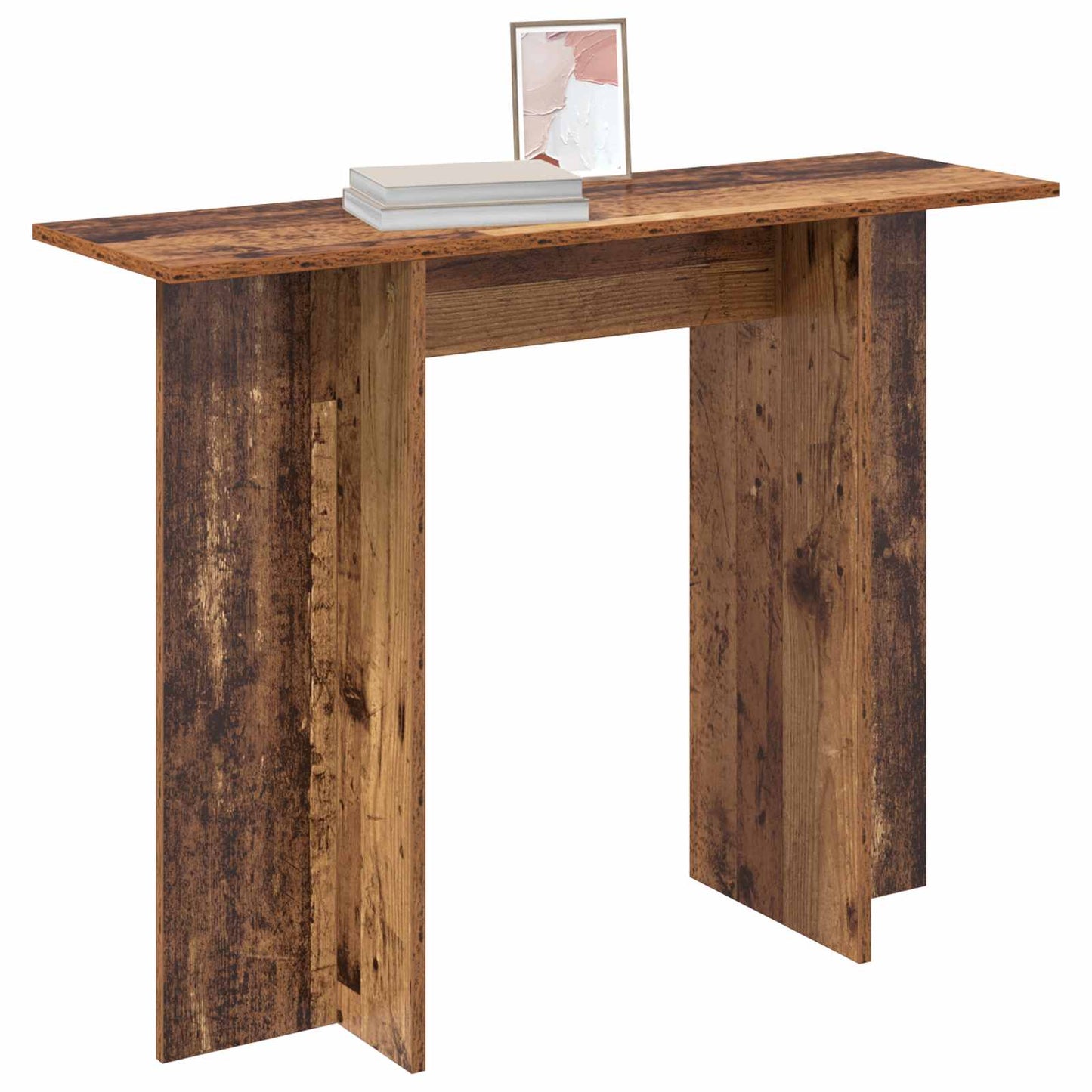 Console Table Old Wood 100 x 30 x 75 cm Engineered Wood