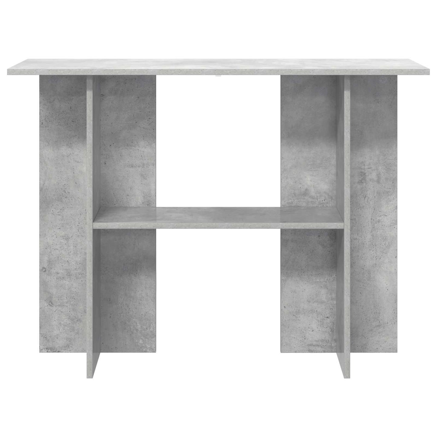 Console Table Concrete Grey 100 x 30 x 75 cm Engineered Wood