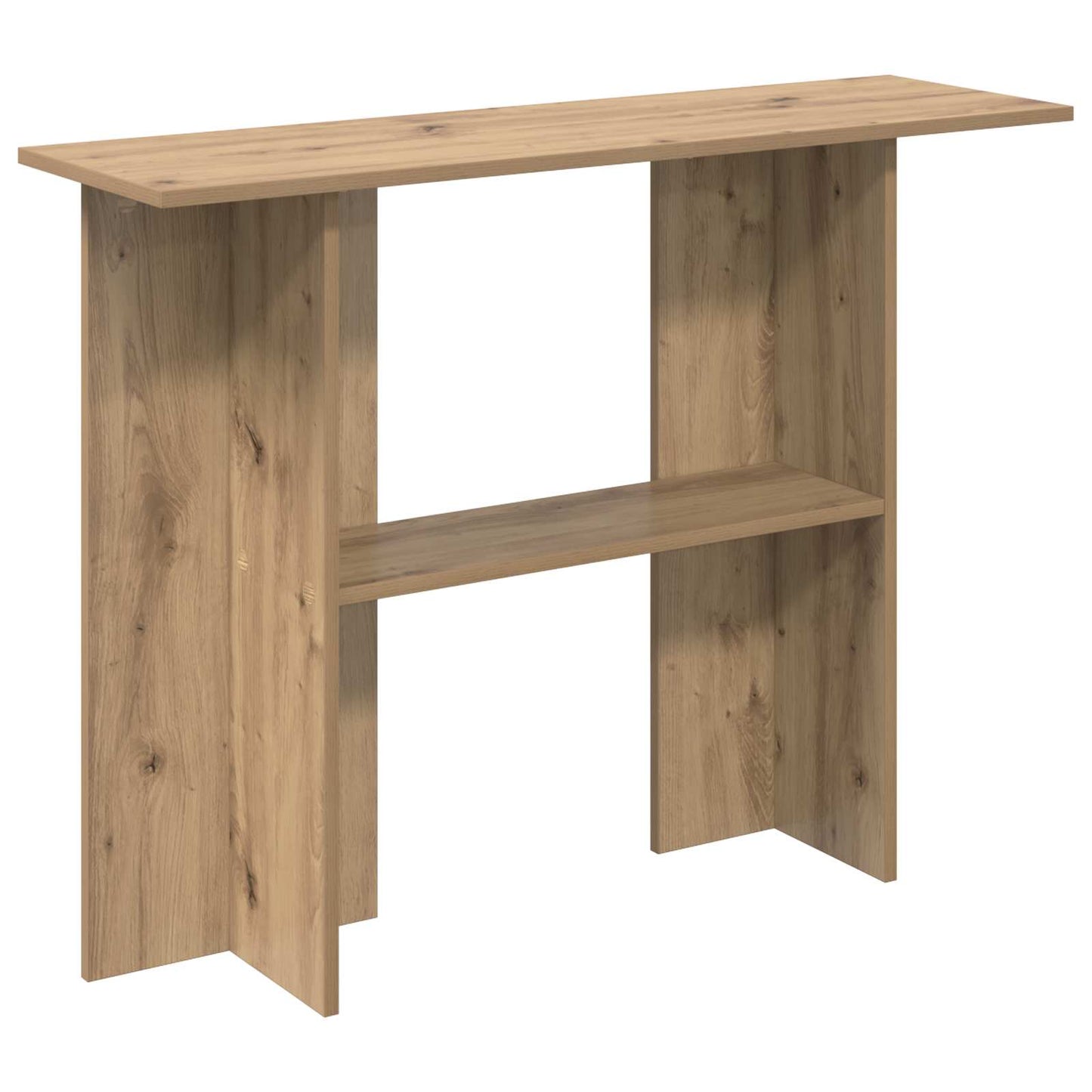 Console Table Artisan Oak 100 x 30 x 75 cm Engineered Wood