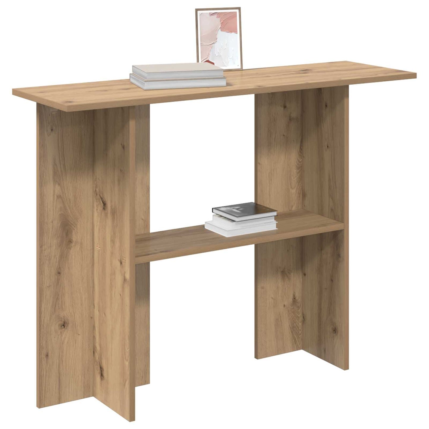 Console Table Artisan Oak 100 x 30 x 75 cm Engineered Wood