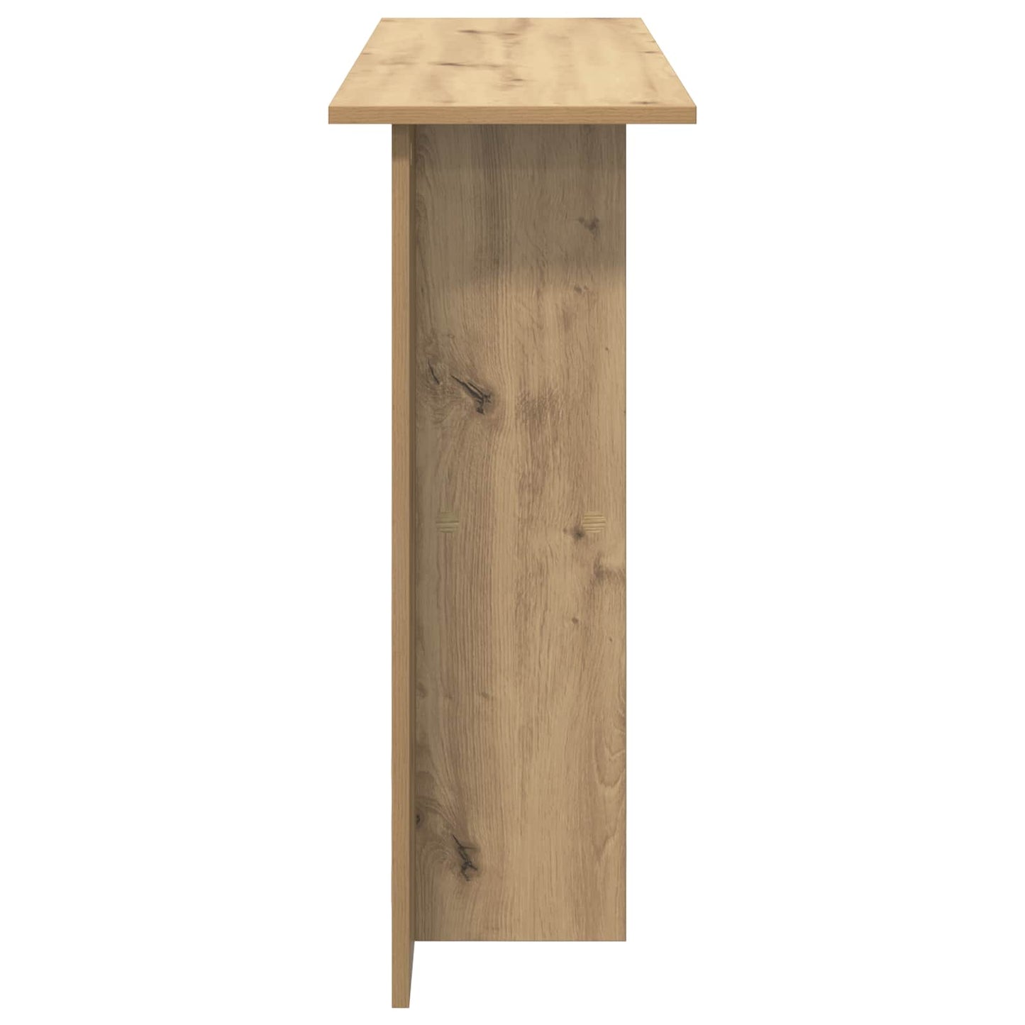 Console Table Artisan Oak 100 x 30 x 75 cm Engineered Wood