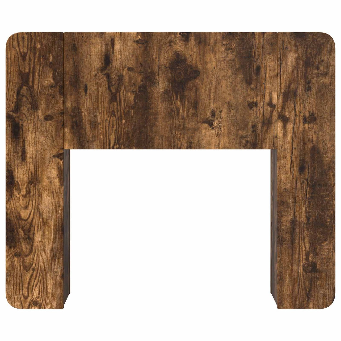 Headboard Cabinet with Storage Smoked Oak Engineered Wood
