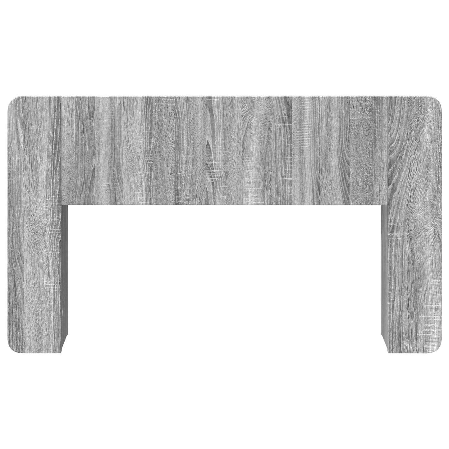 Headboard Cabinet with Storage Grey Sonoma Engineered Wood