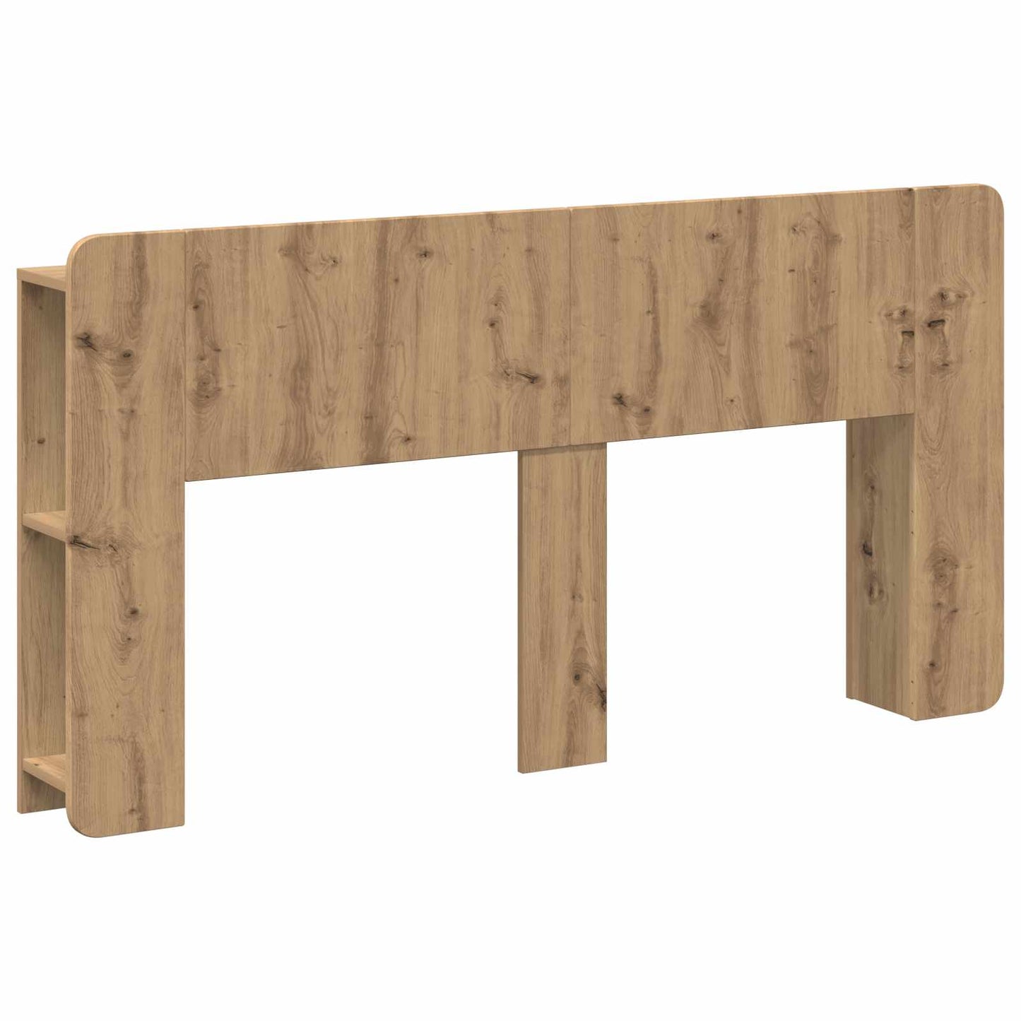 Headboard Cabinet with Storage Artisan Oak Engineered Wood