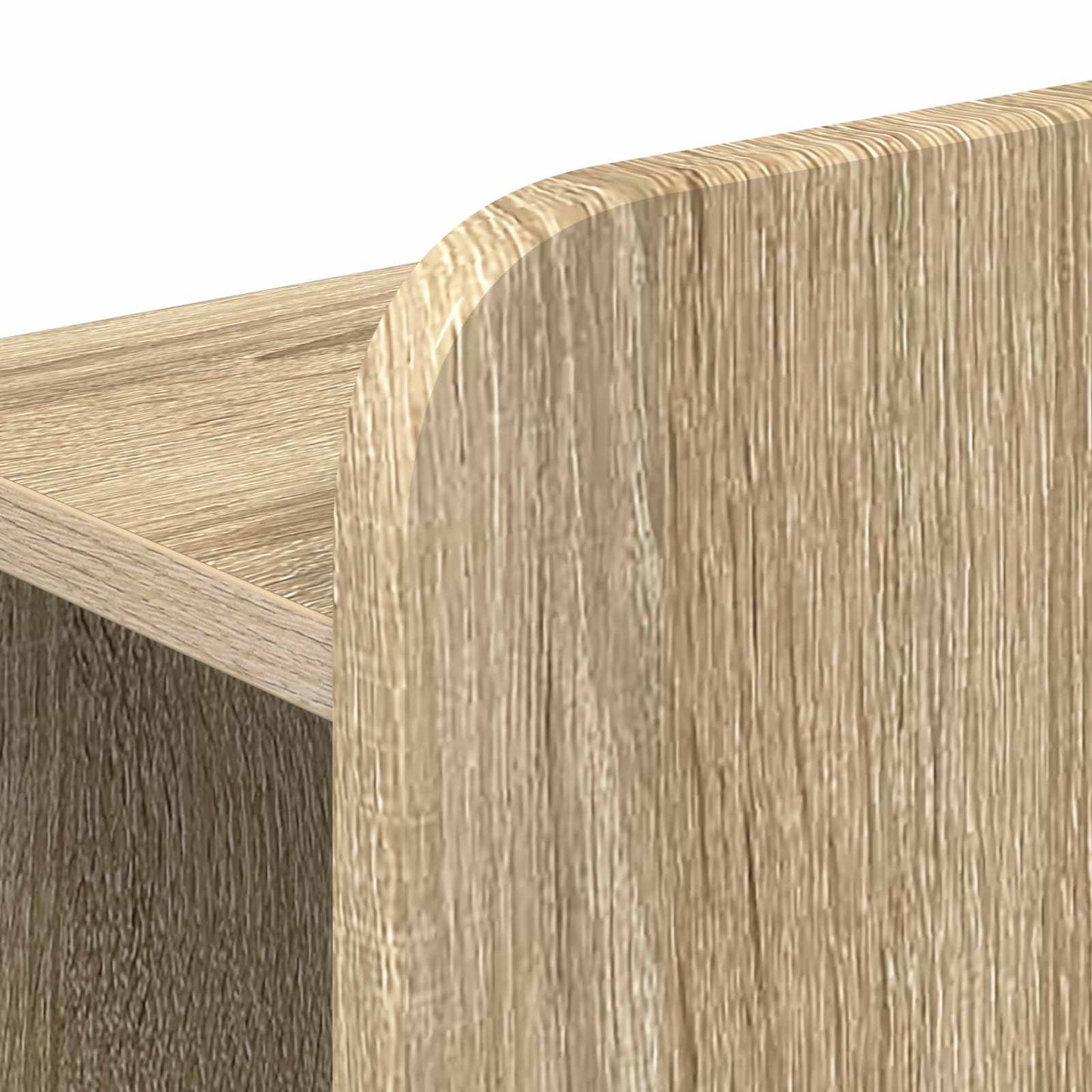 Headboard Cabinet with Storage Sonoma Oak Engineered Wood