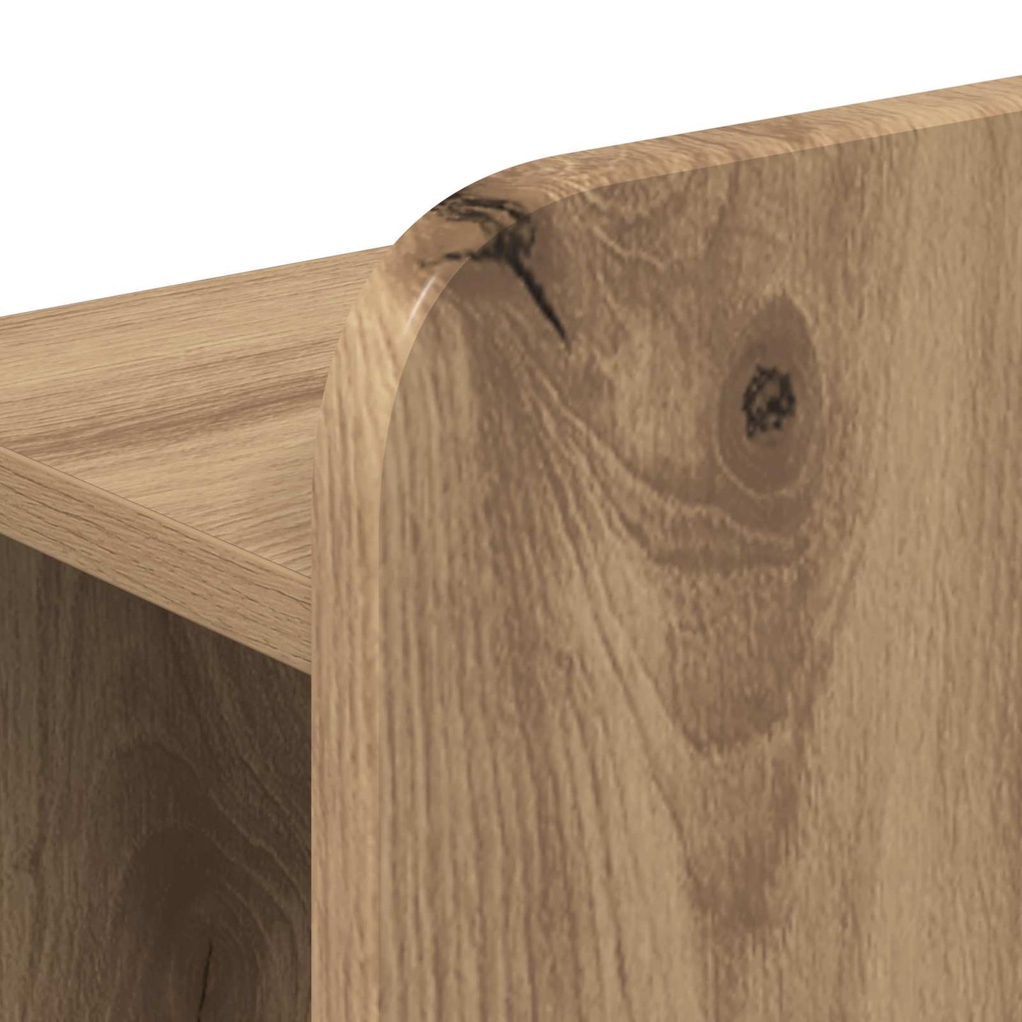 Headboard Cabinet with Storage Artisan Oak Engineered Wood