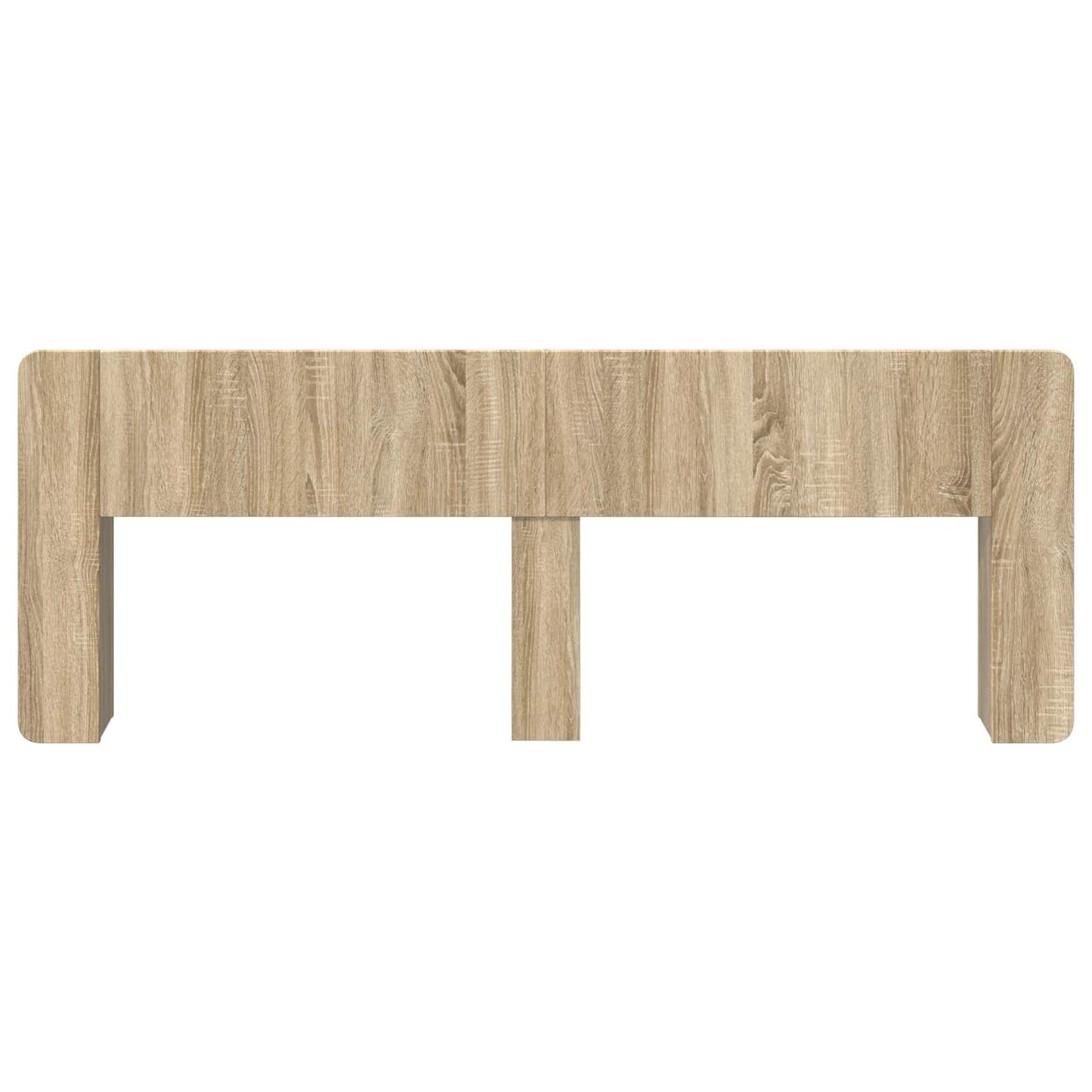 Headboard Cabinet with Storage Sonoma Oak Engineered Wood