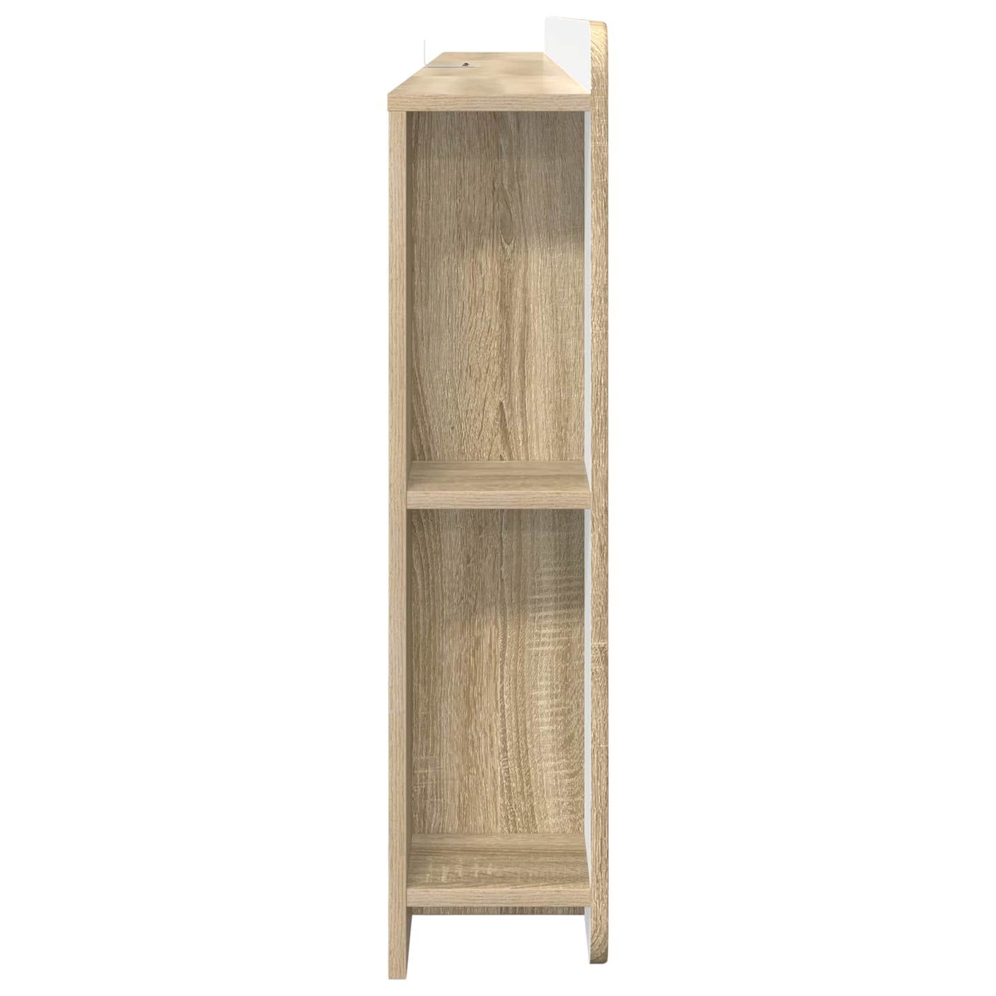 Headboard Cabinet with Storage Sonoma Oak Engineered Wood