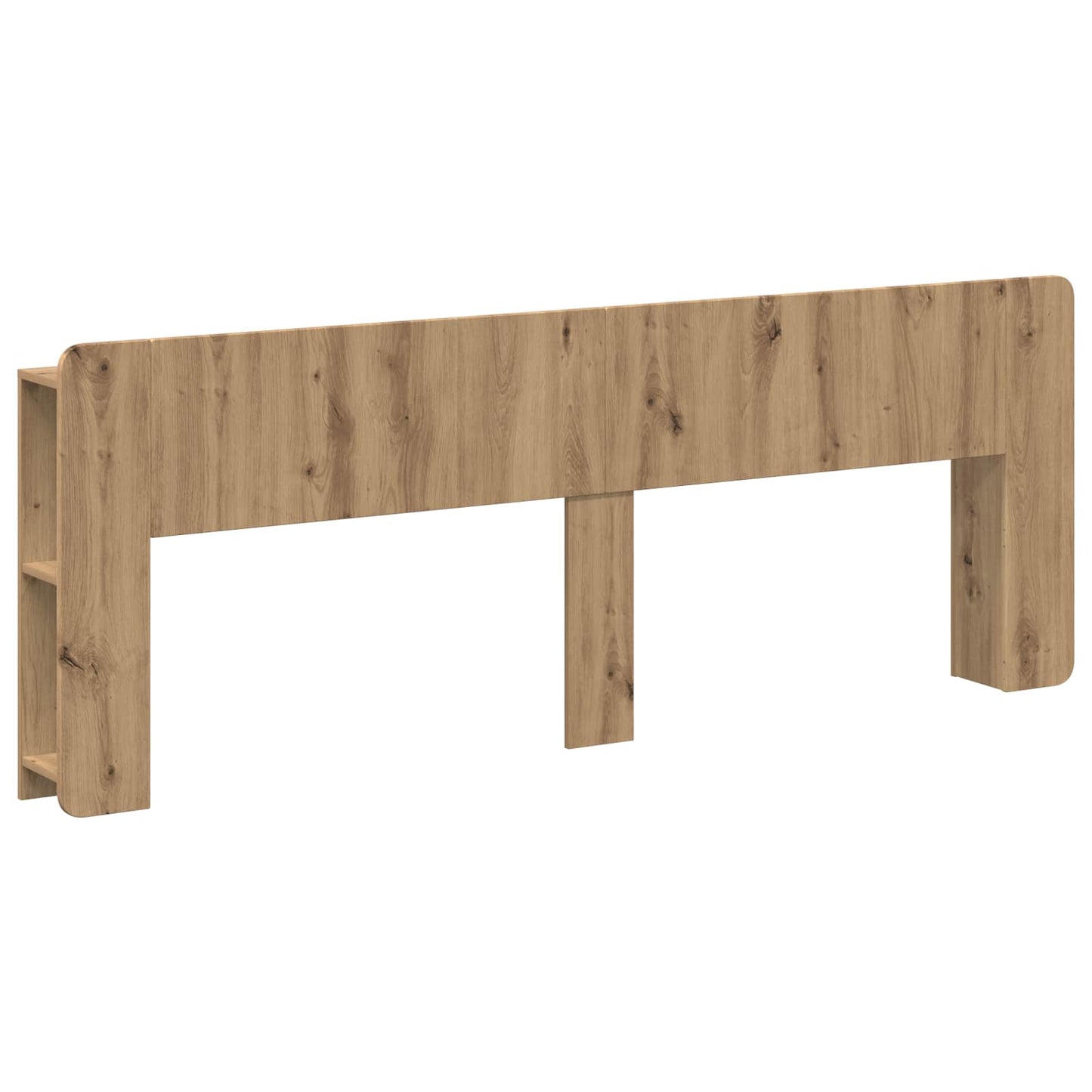 Headboard Cabinet with Storage Artisan Oak Engineered Wood
