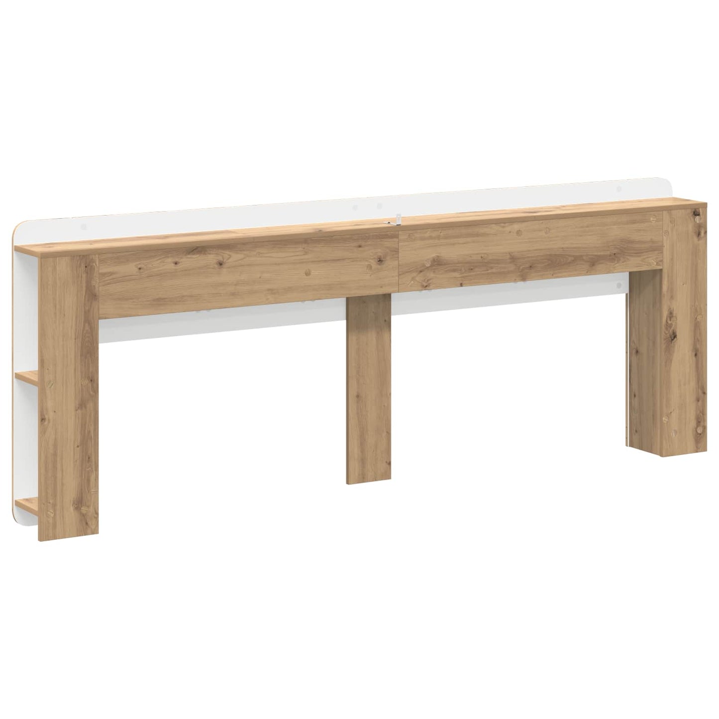 Headboard Cabinet with Storage Artisan Oak Engineered Wood