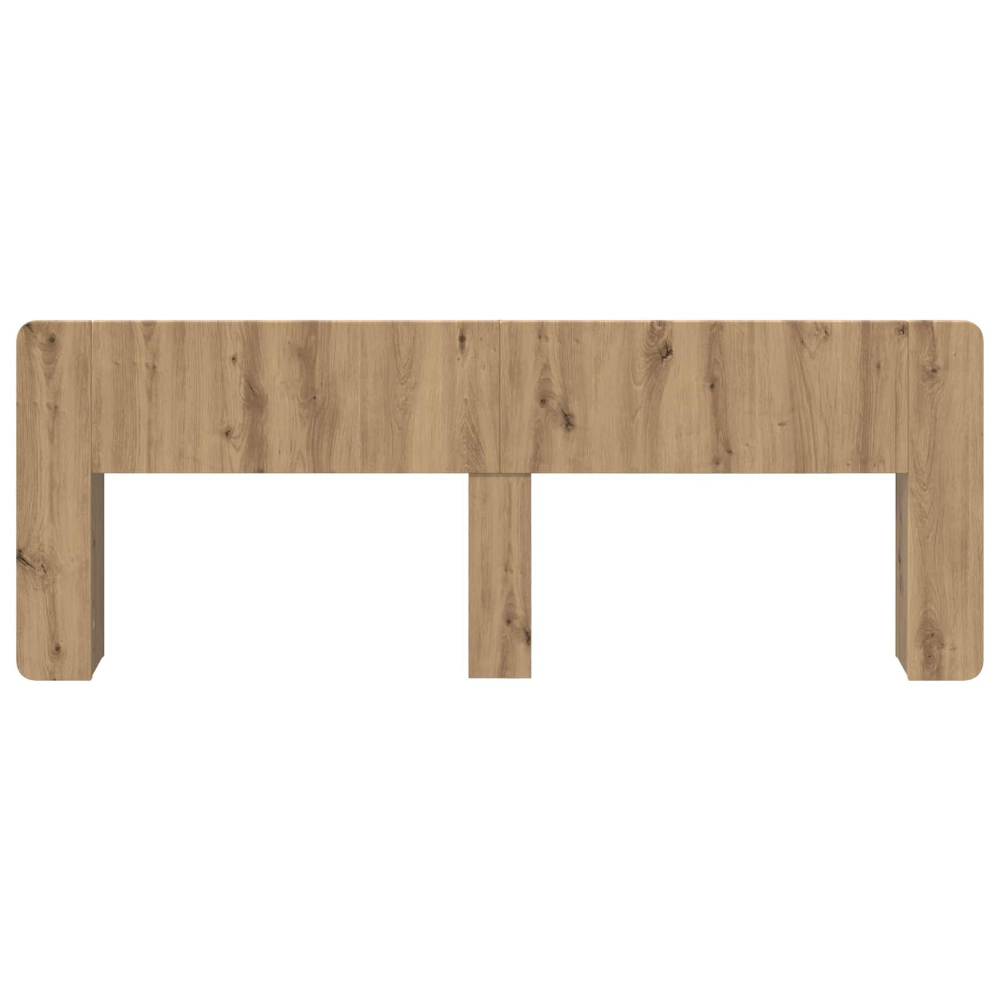 Headboard Cabinet with Storage Artisan Oak Engineered Wood