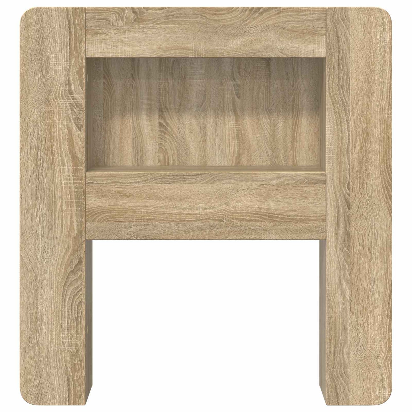 Headboard Cabinet with Storage Sonoma Oak Engineered Wood