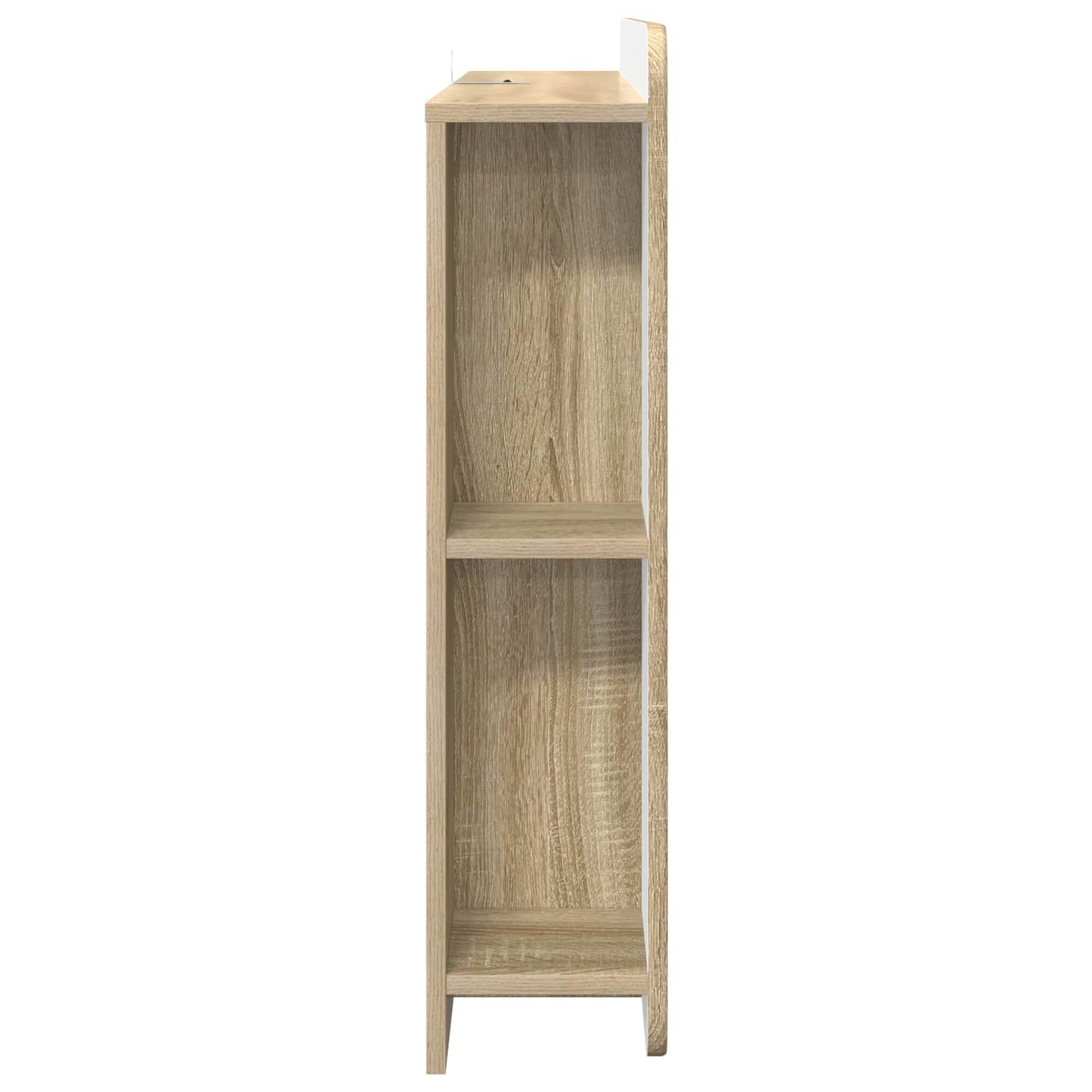Headboard Cabinet with Storage Sonoma Oak Engineered Wood