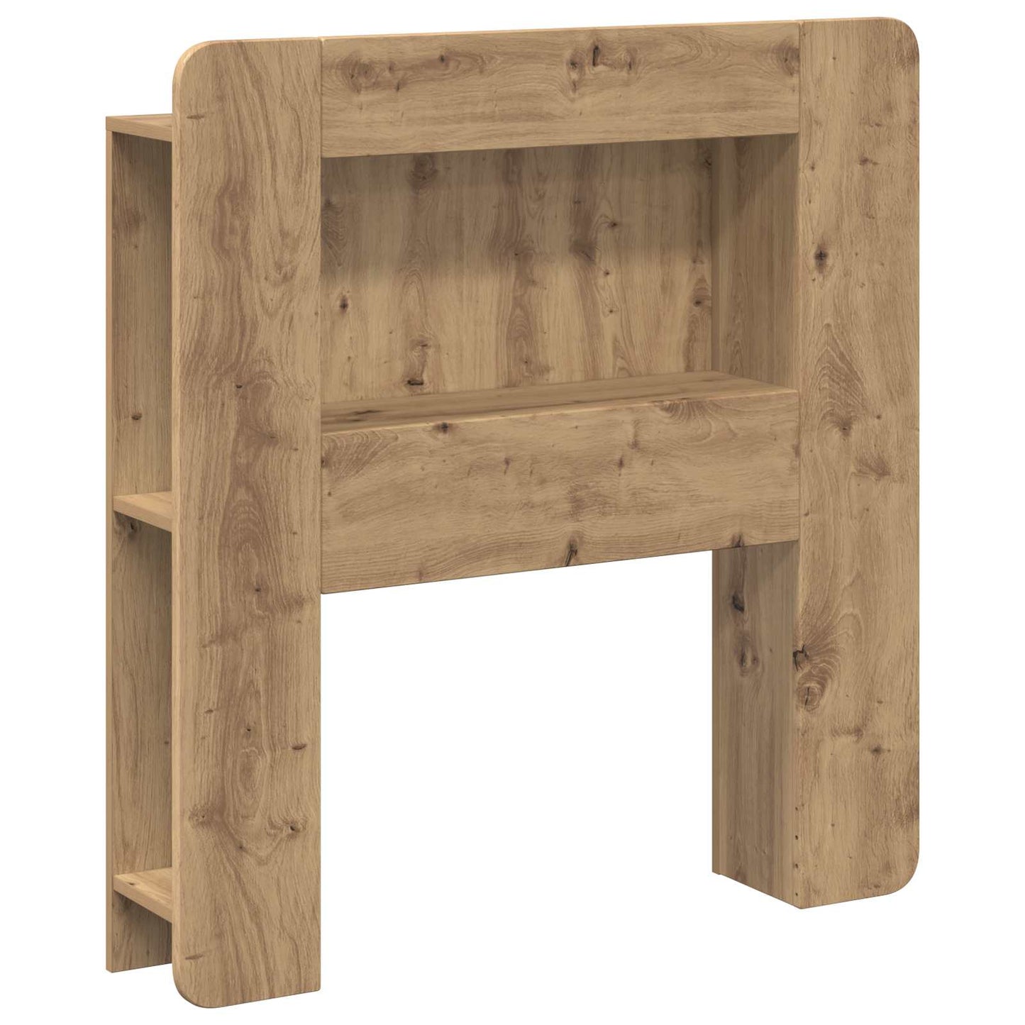 Headboard Cabinet with Storage Artisan Oak Engineered Wood