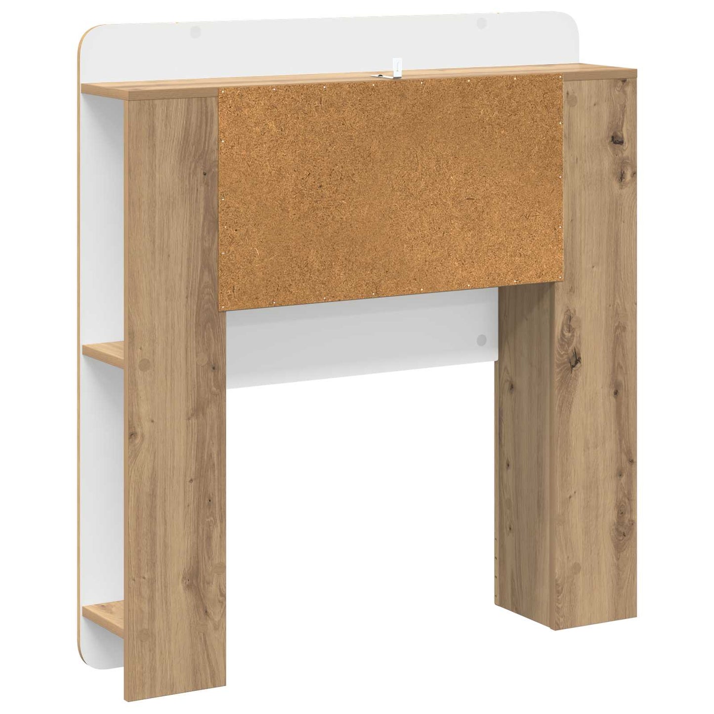 Headboard Cabinet with Storage Artisan Oak Engineered Wood